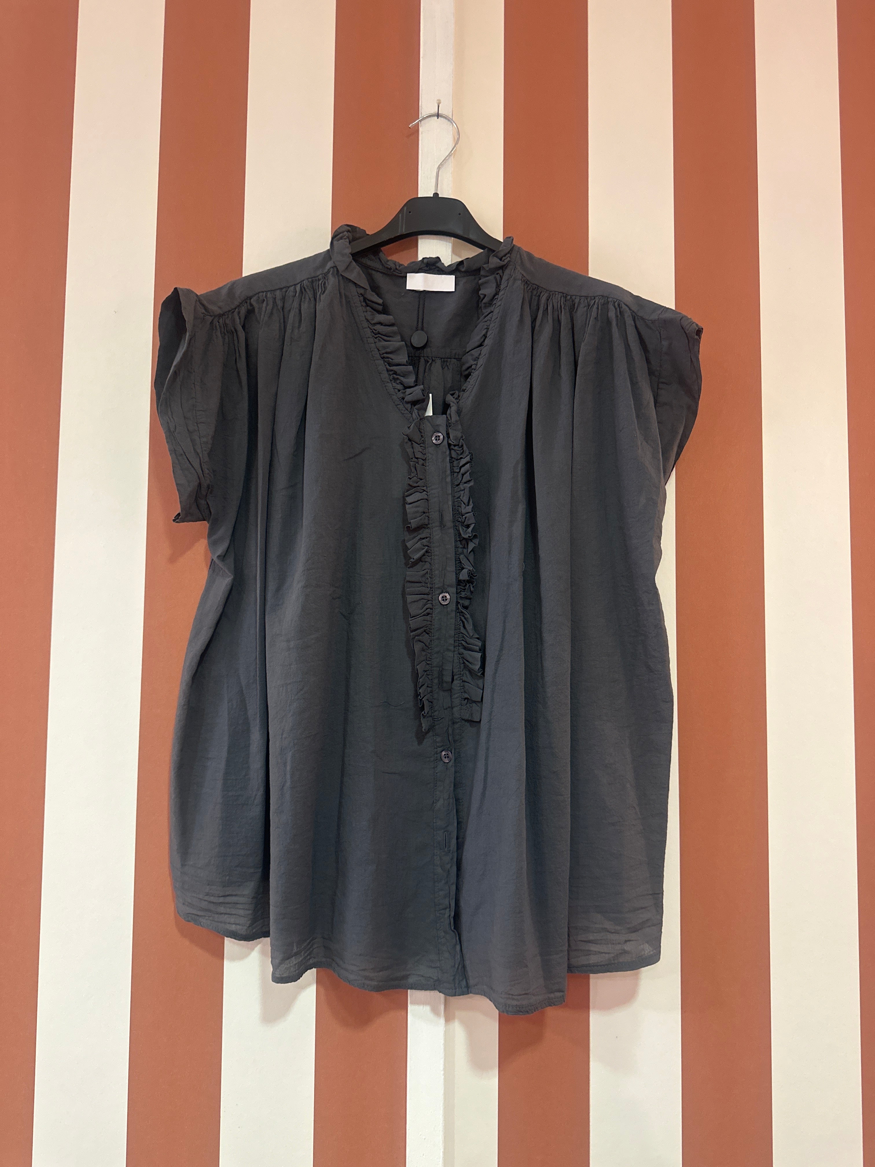 Chemise madeleine gris anthracite