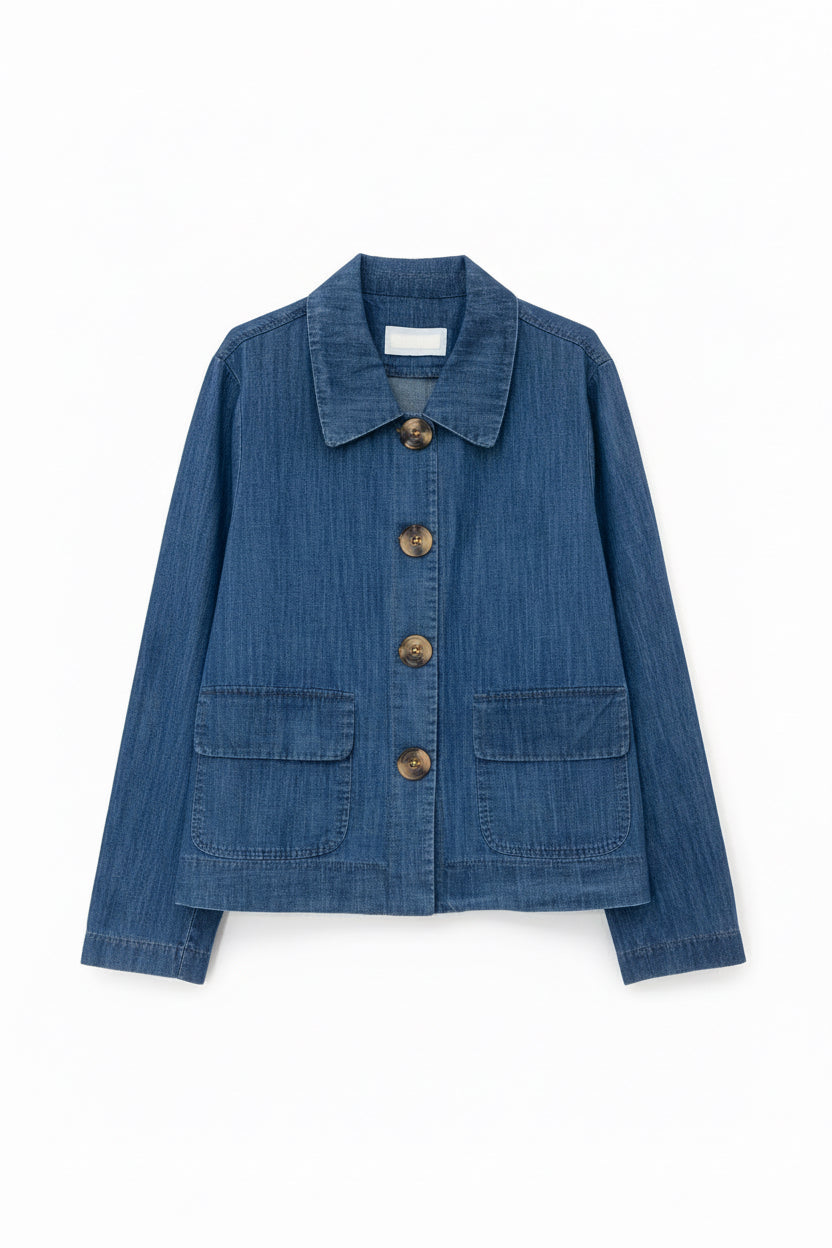 Veste Jim en toile denim souple