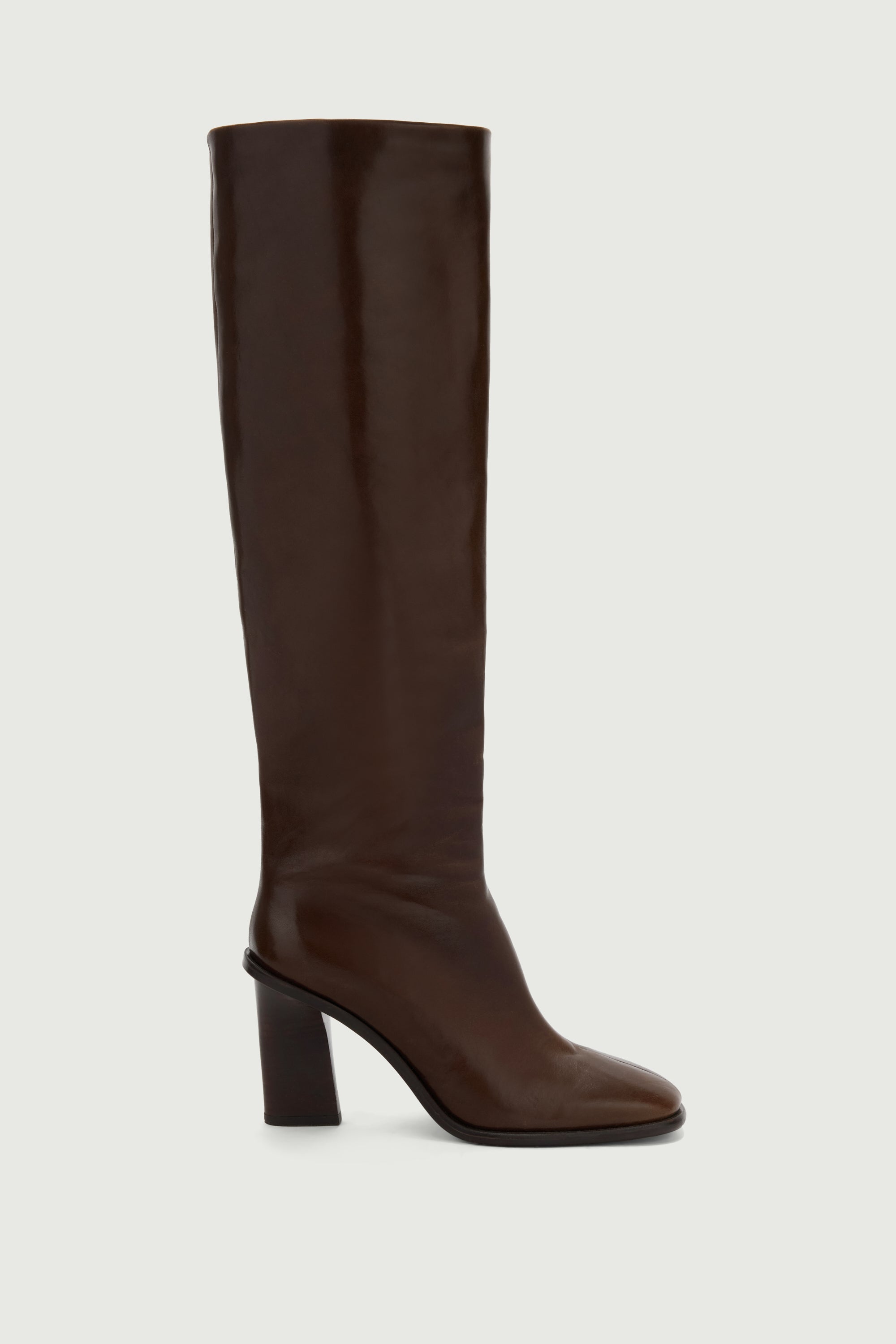 Bottes à couture centrale en cuir LIVIA Sœur