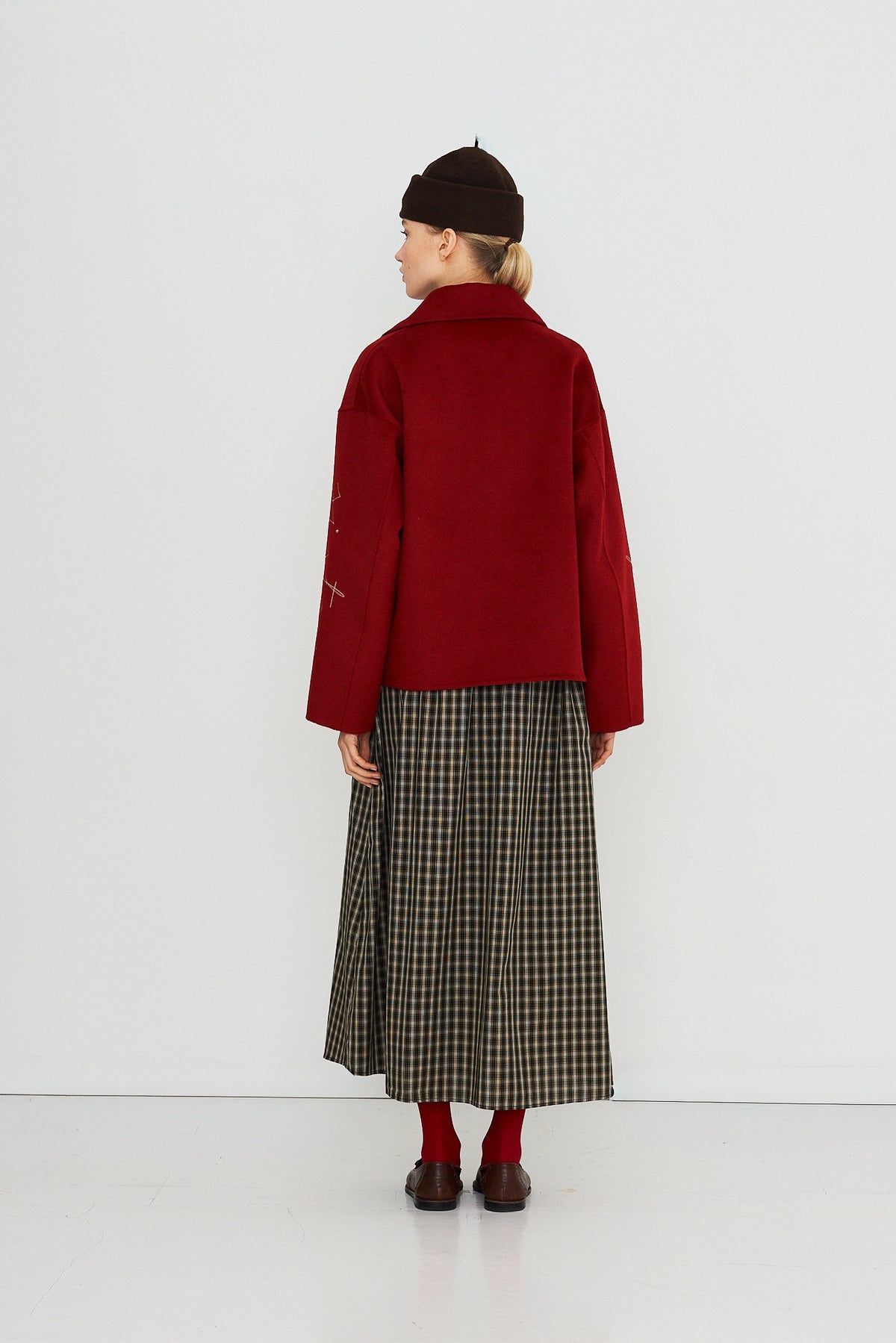 Manteau court brodé The Tiny Cottons