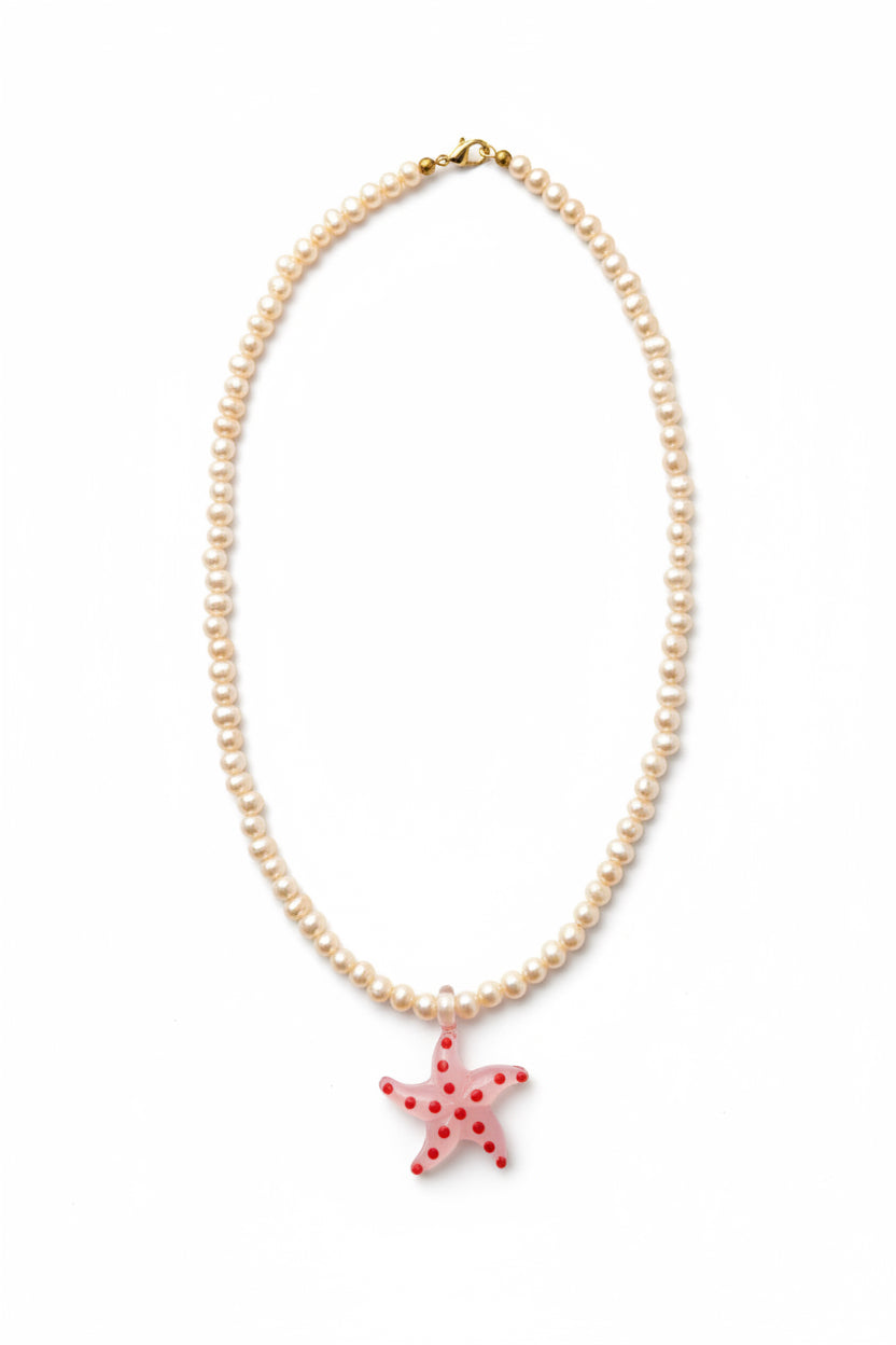 Collier perles et verre de Murano Mystico