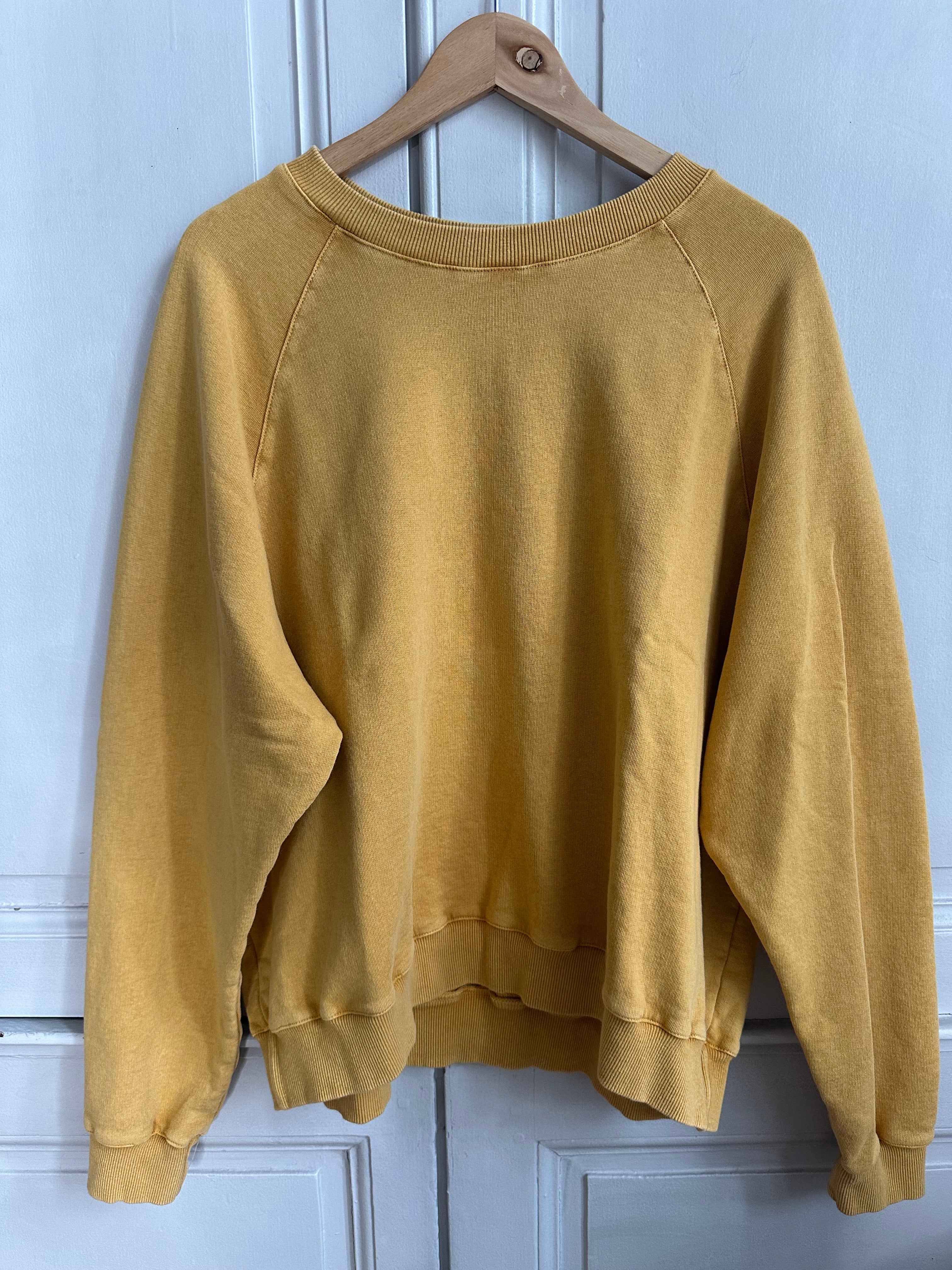 Sweat oversize Anh jaune