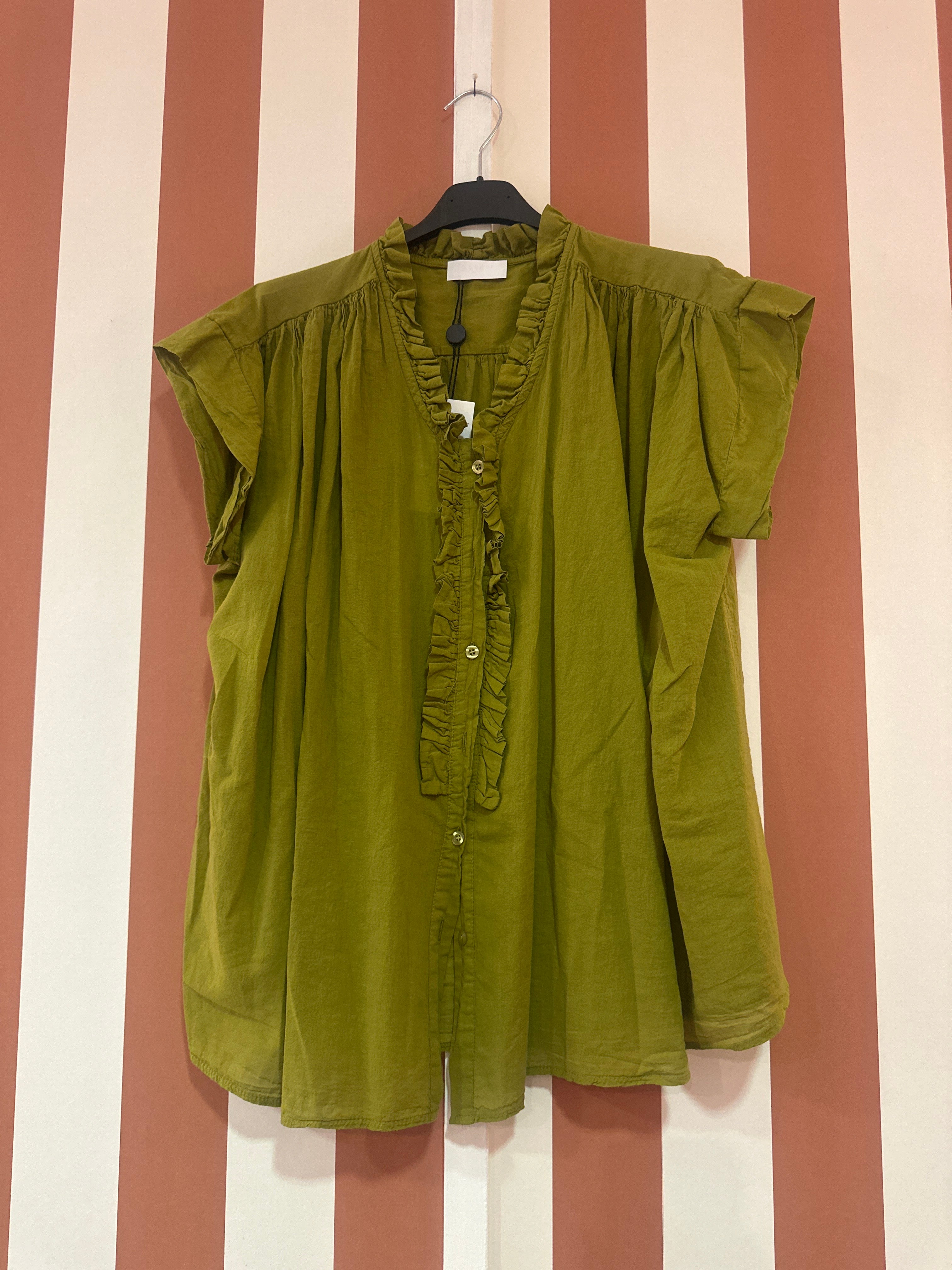 Chemise madeleine absinthe