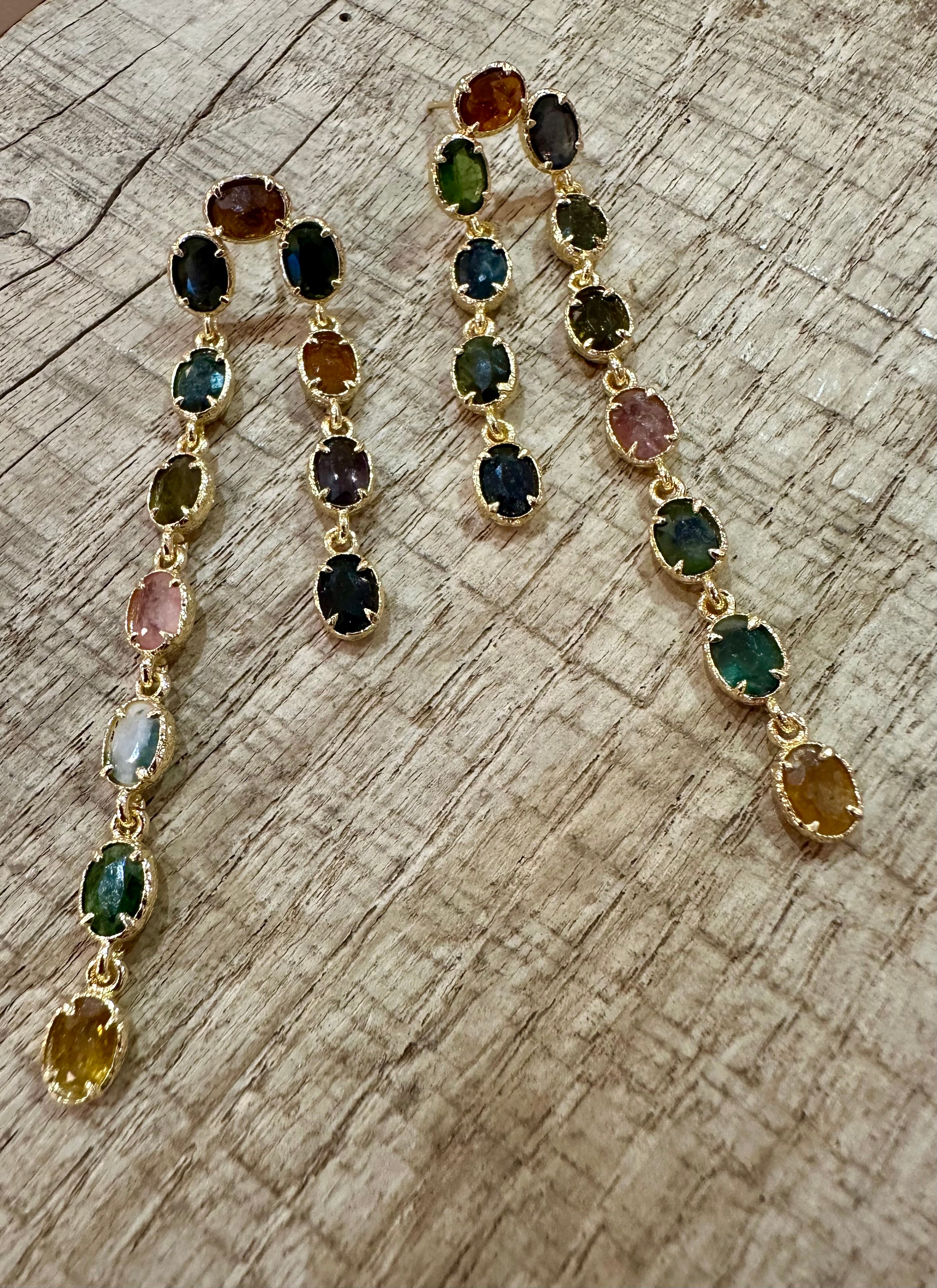 Boucle d’oreilles Riviera multicolore