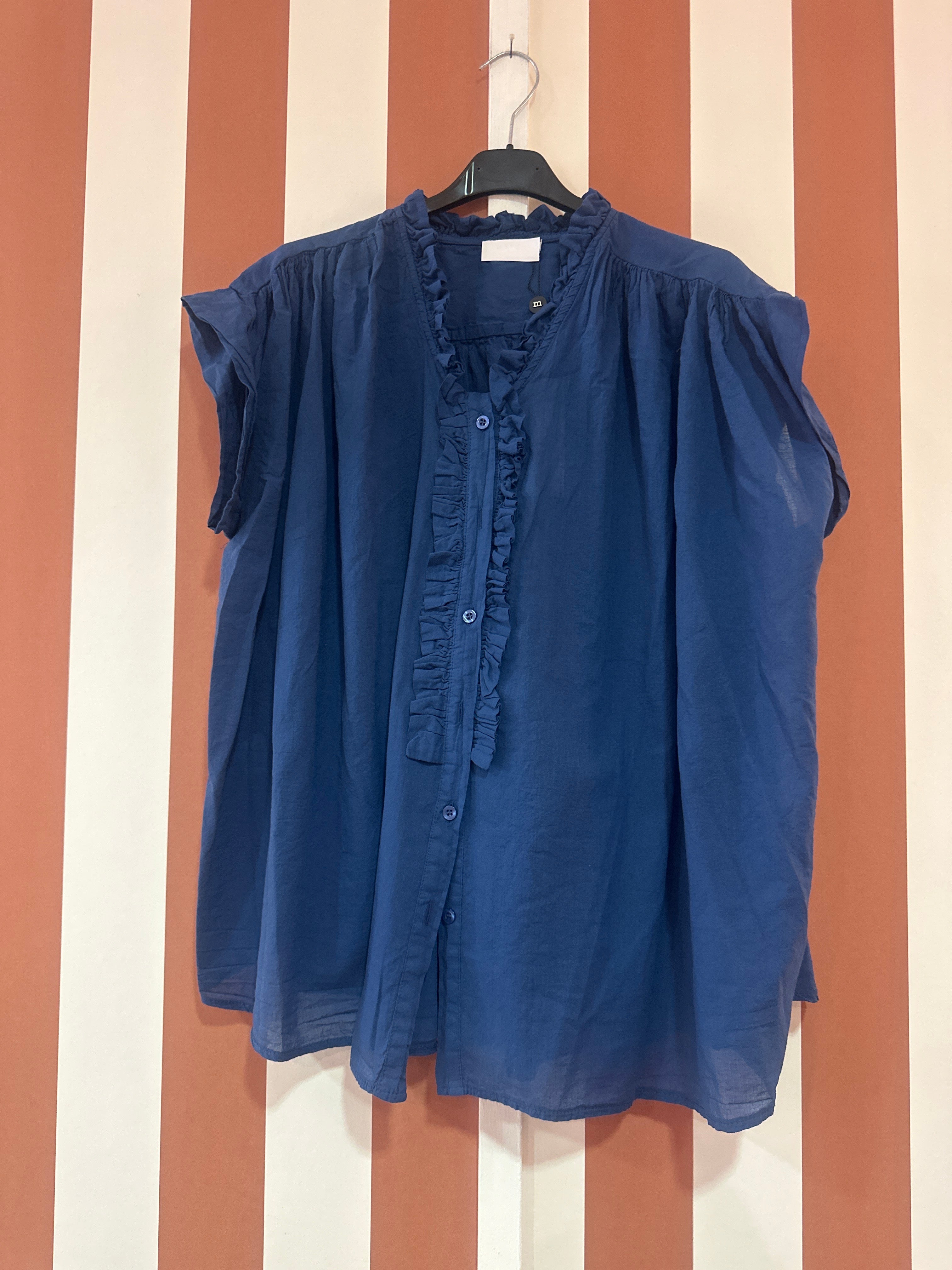 Chemise madeleine bleue