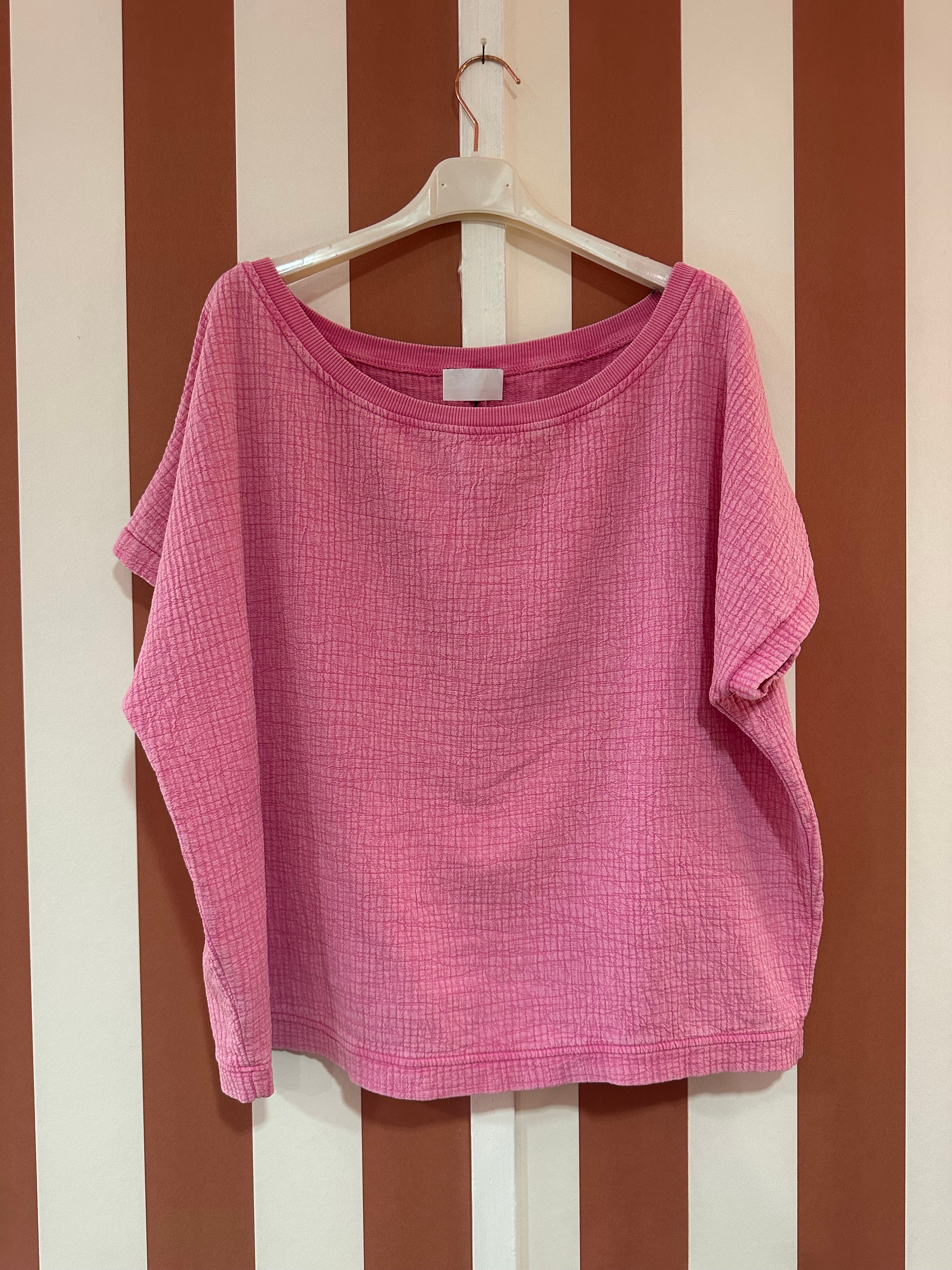 Teeshirt sweat Charly bubble gum