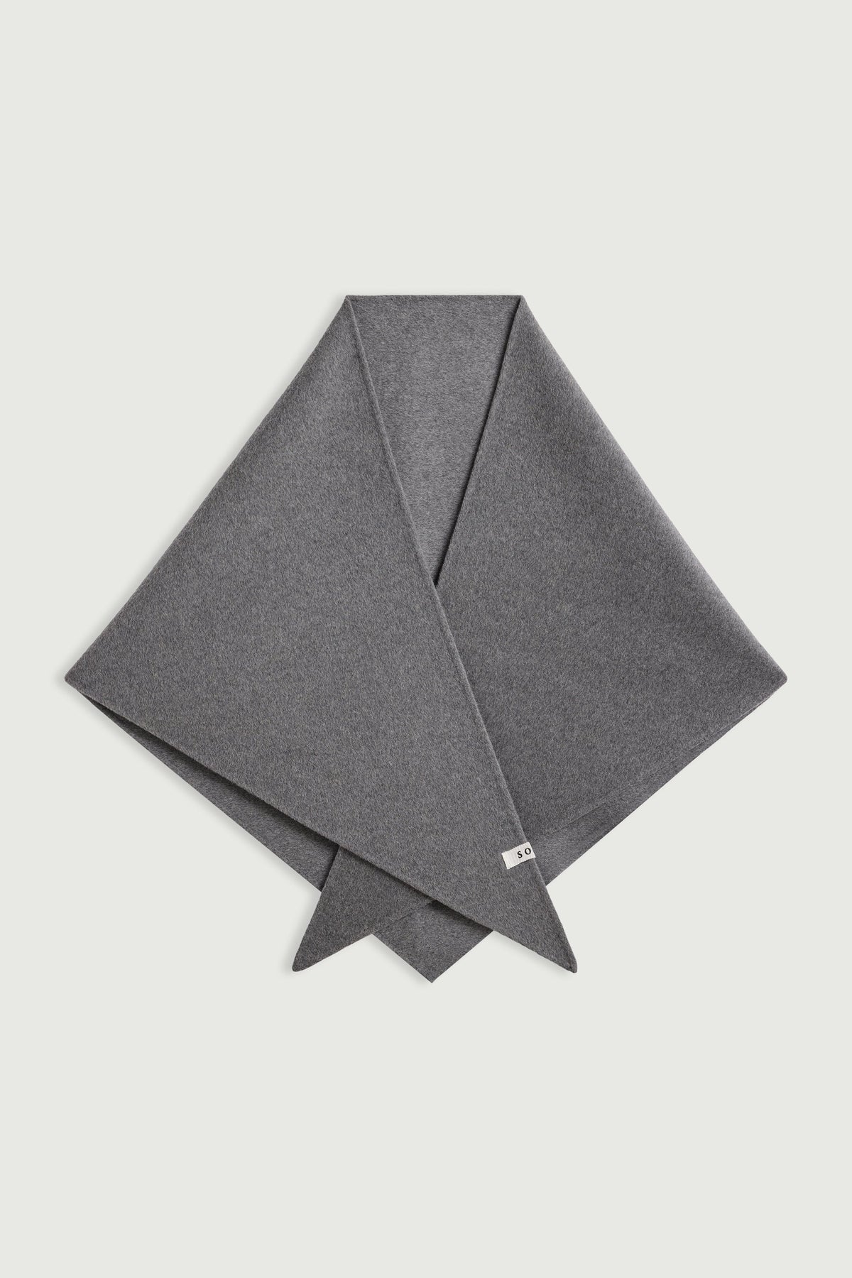 Foulard pointe en laine double face Jamelia Sœur