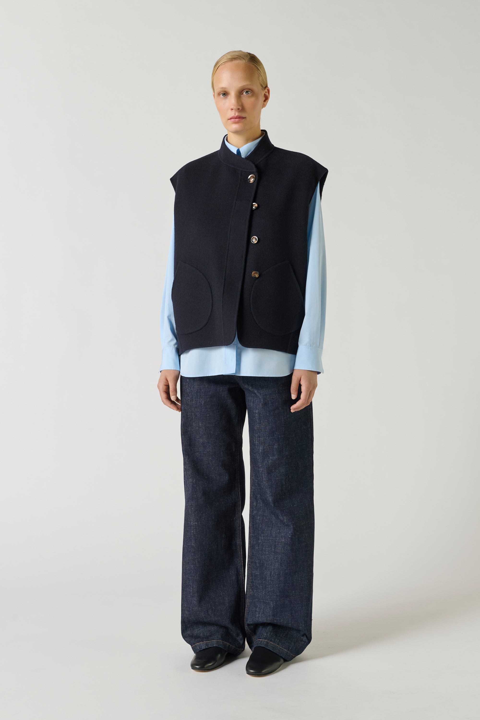 Blouson en laine double face Adeline Sœur
