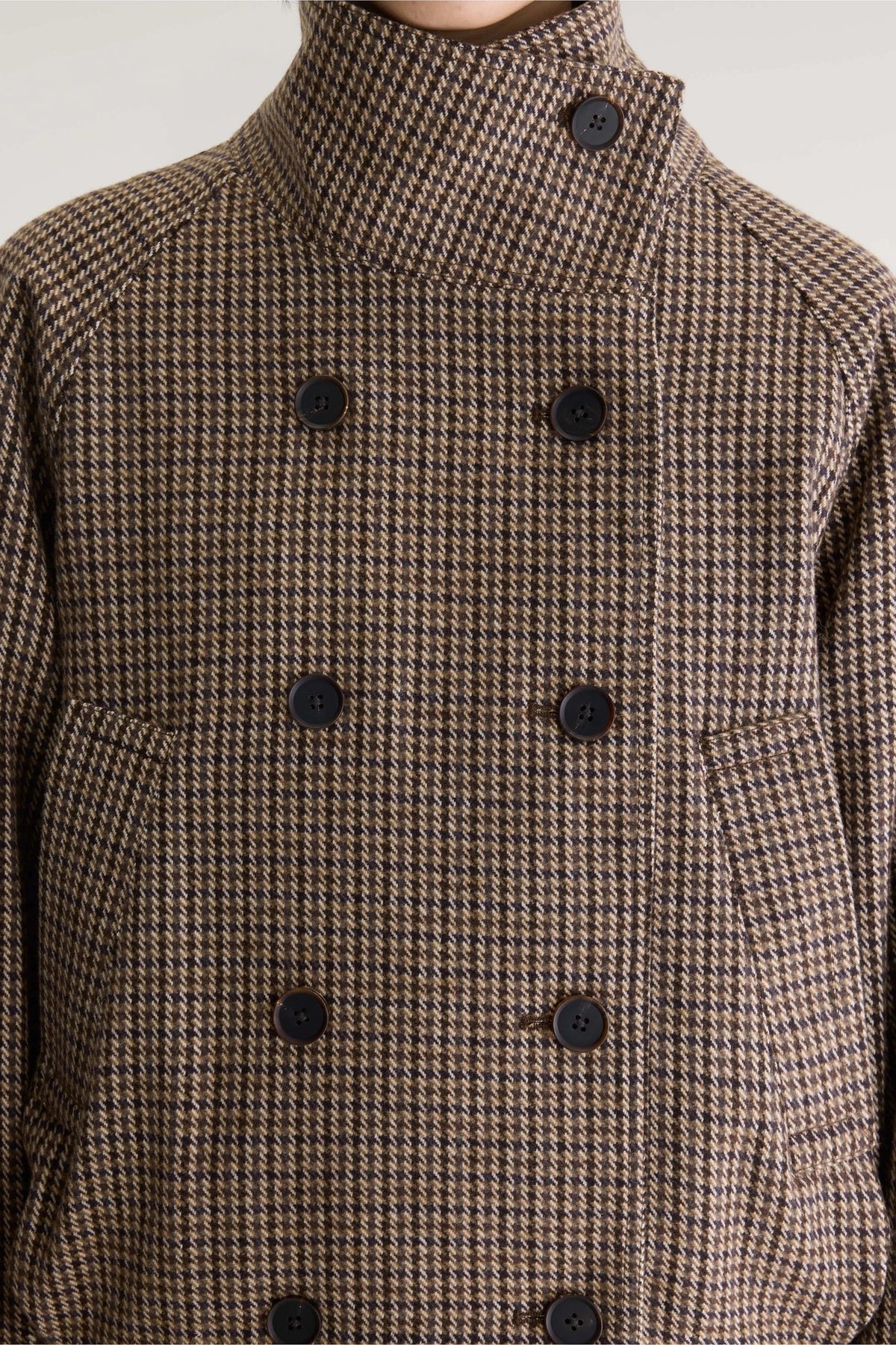 Veste à carreaux en laine Jackal Bellerose