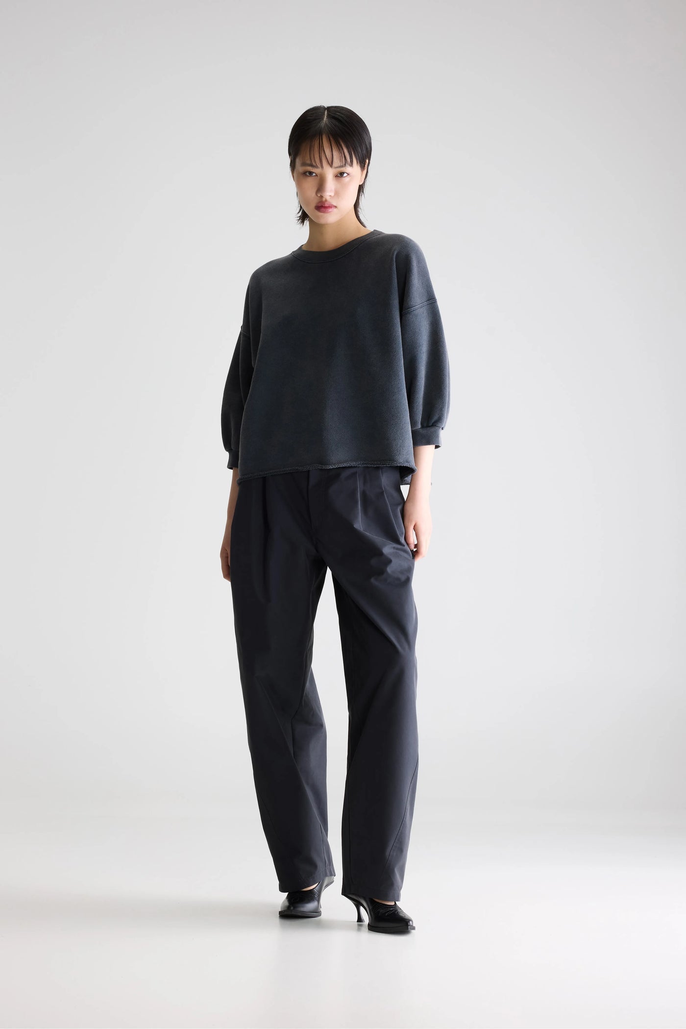 Sweat-shirt col rond évasé Bellerose