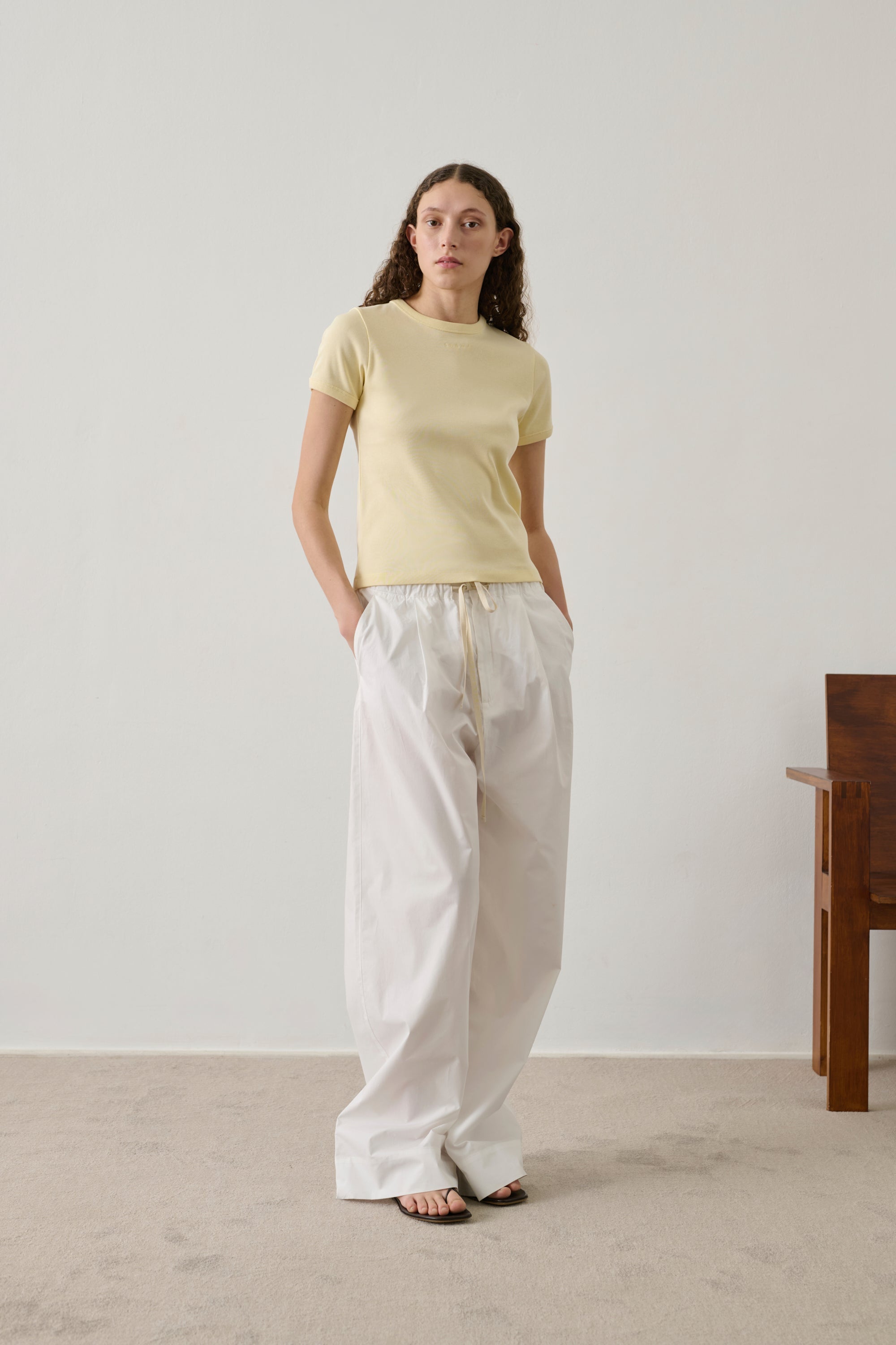 Teeshirt Aristide en coton brodé Sœur