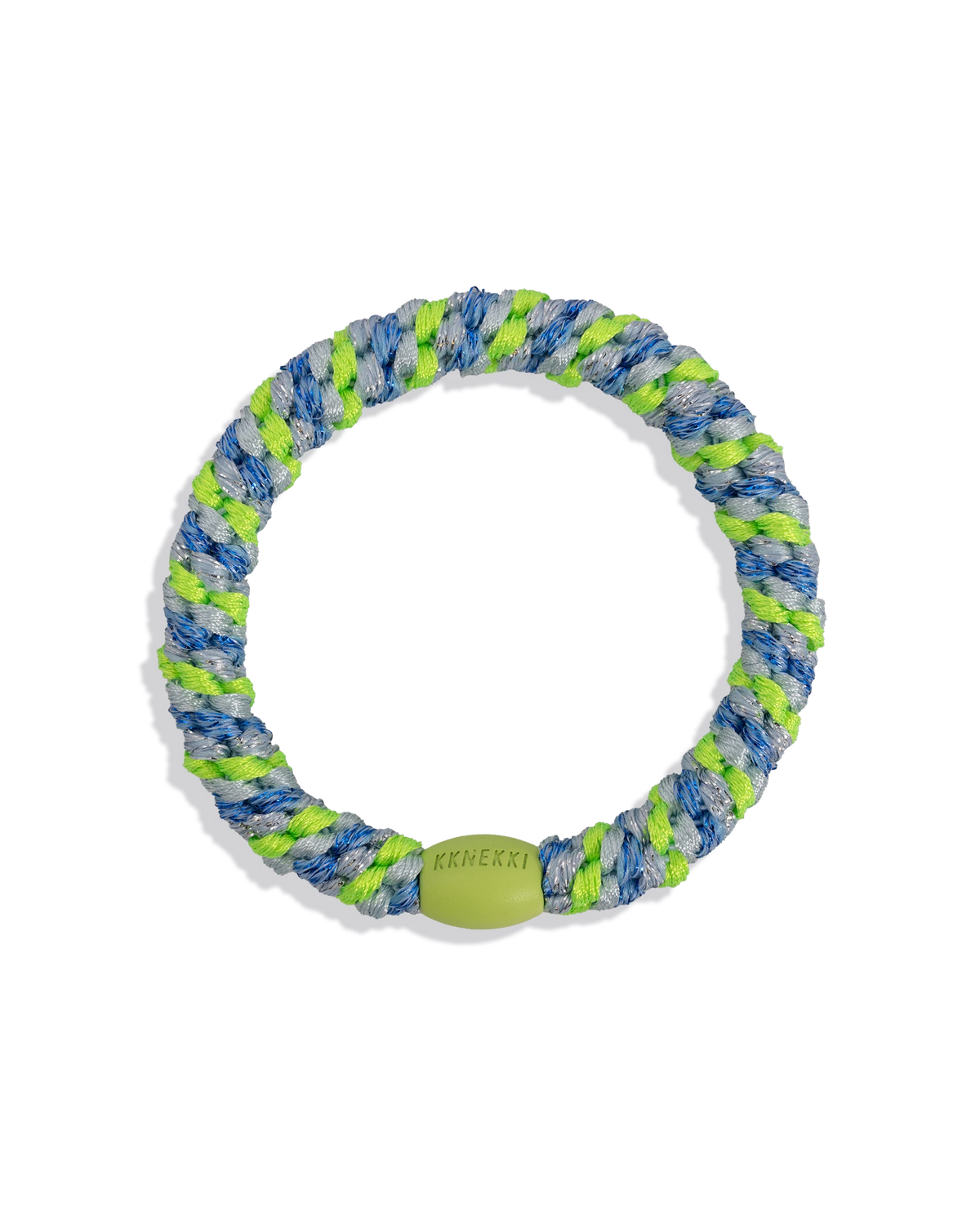 Élastique- Bracelet bleu néon vert