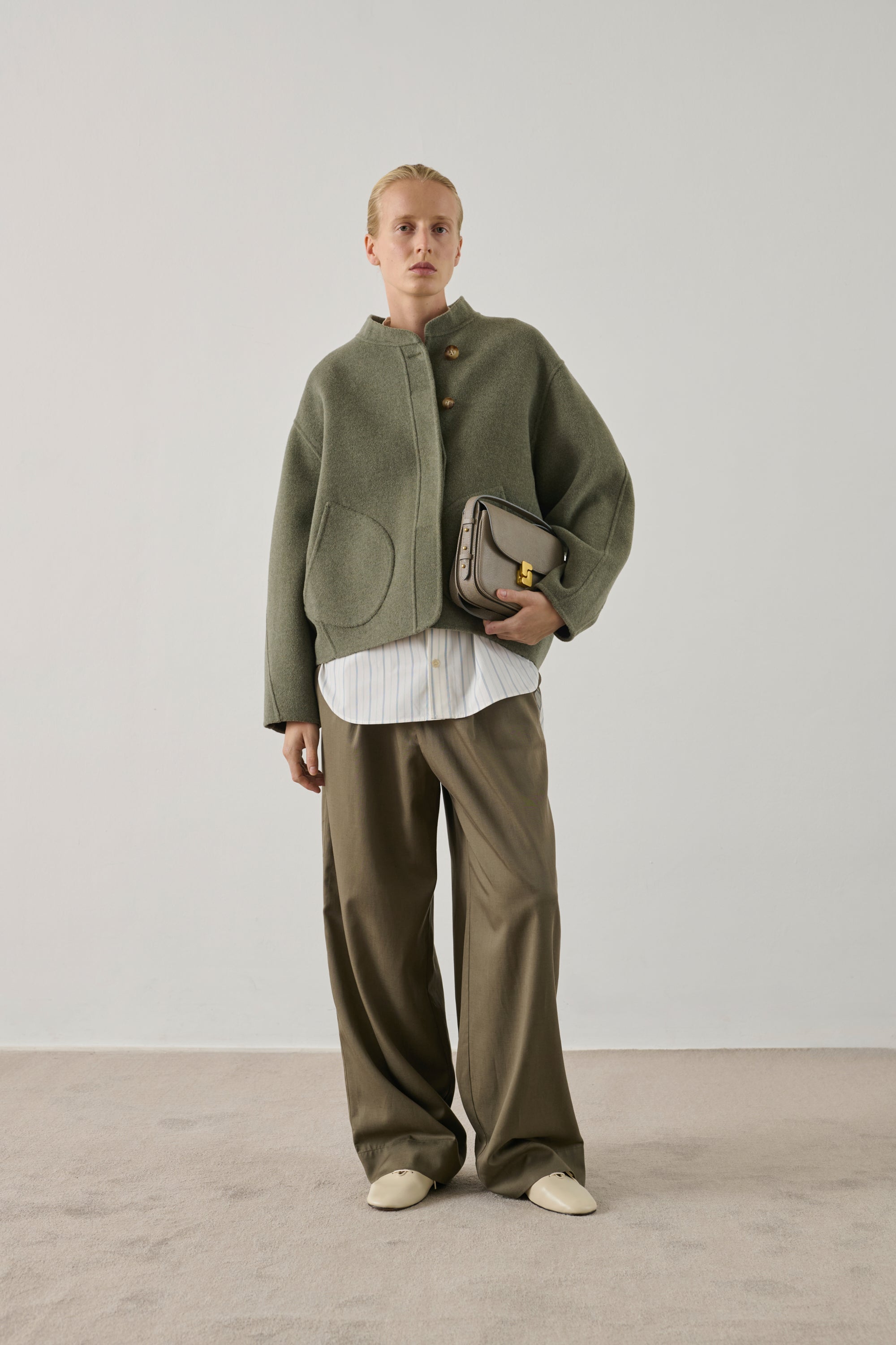 Sac bellissima mini en cuir caviar Sœur