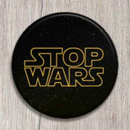 Badge « Stop Wars »