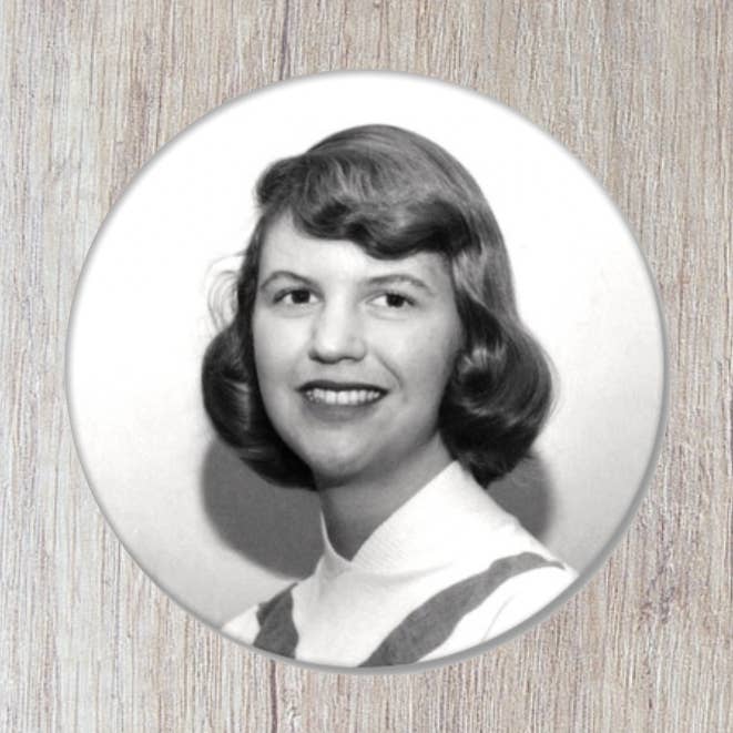 Badge Sylvia Plath