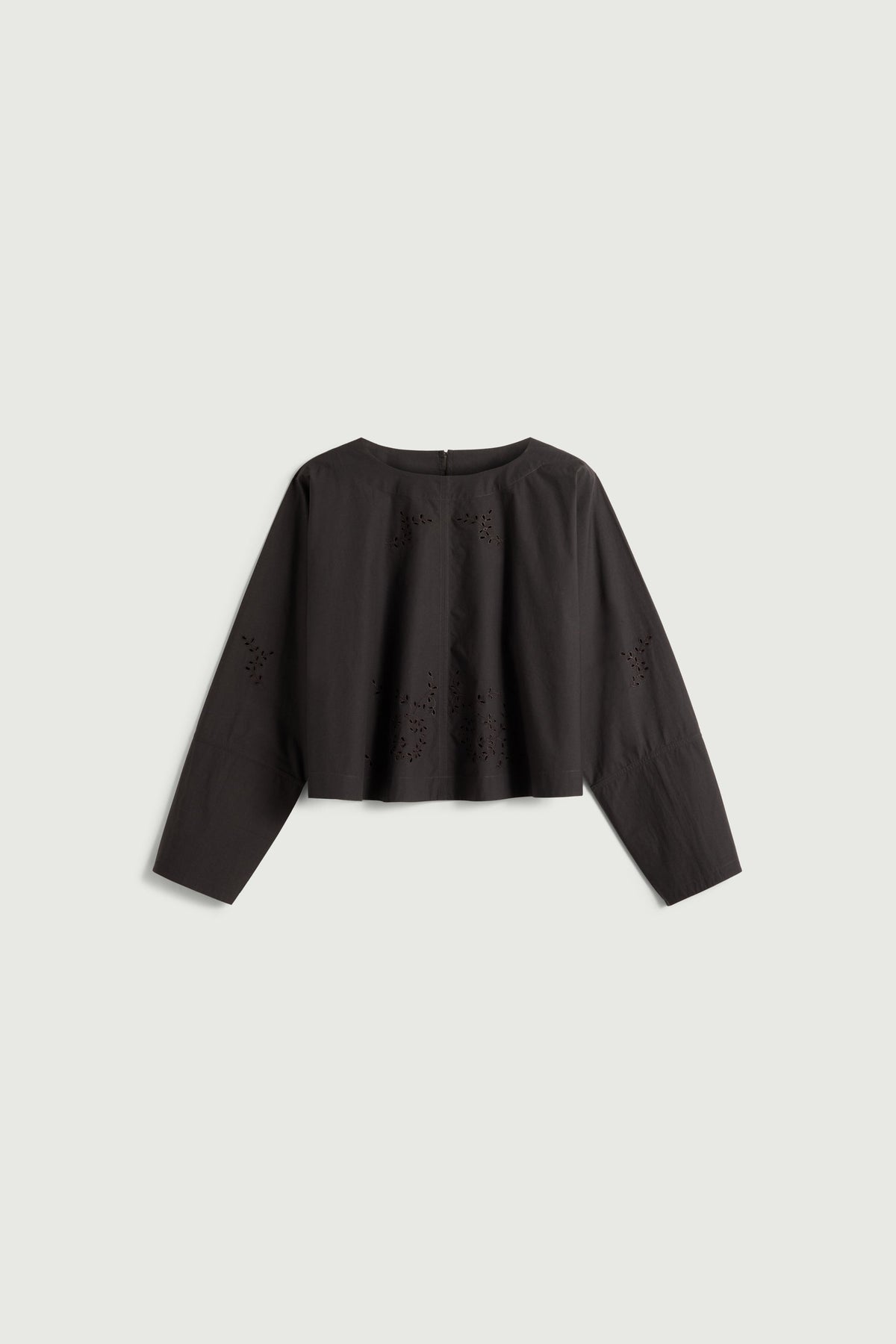 Blouse évasée en broderie anglaise Hansel