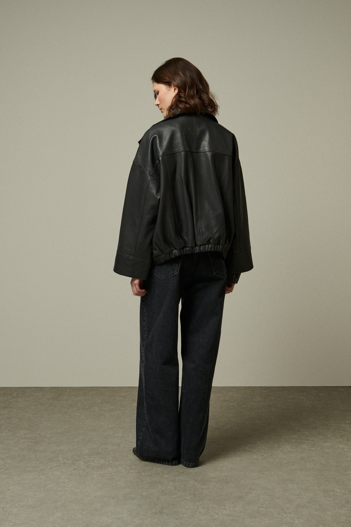 Veste Tiziano en cuir Bellepiece