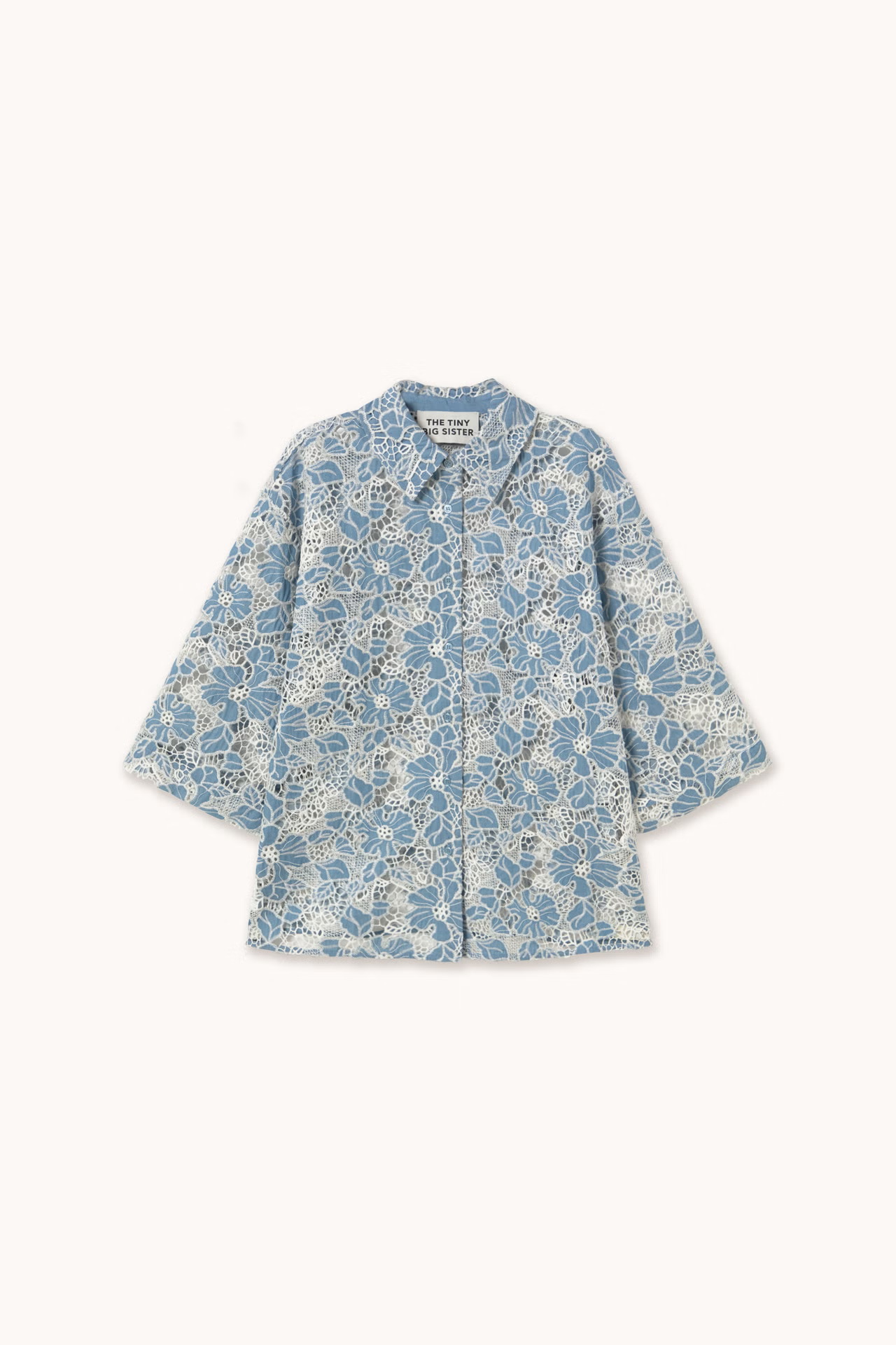 Chemise dentelle fleurs
