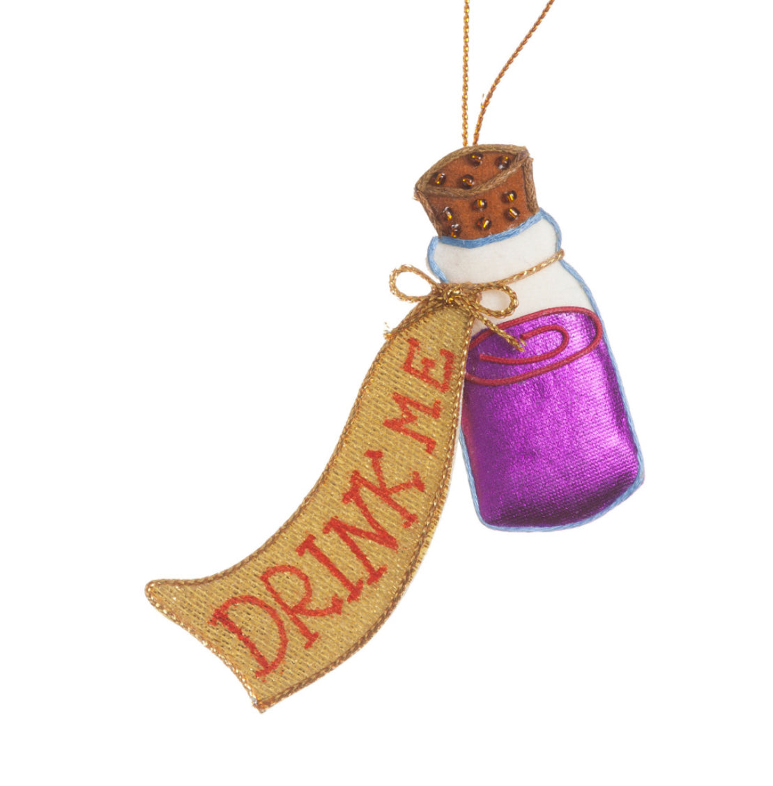 Déco à suspendre « Drink me » fiole de potion