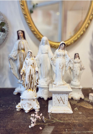 Vierge miraculeuse porcelaine de Paris