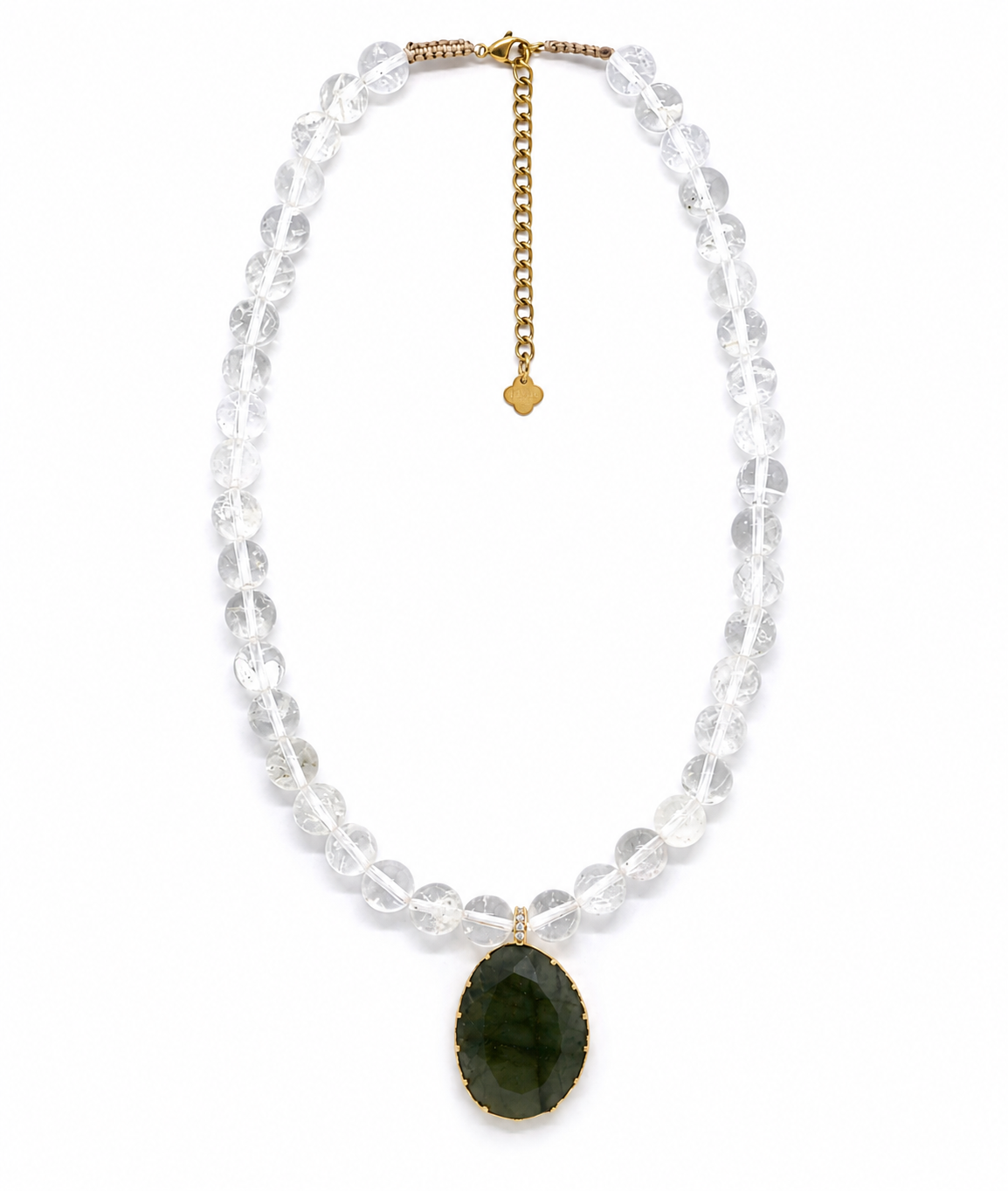 Collier Sybille  cristal de roche