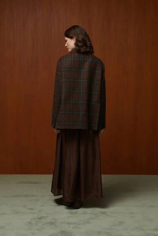 Veste London Bellepiece oversize à carreaux