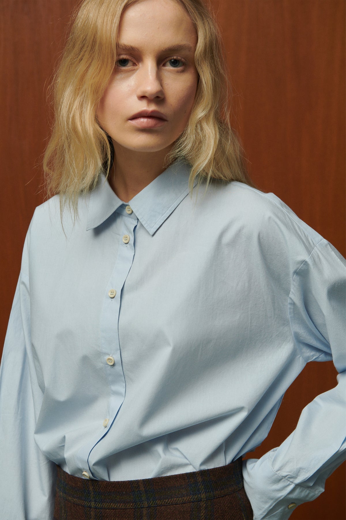 Blouse Ava en popeline Bellepiece