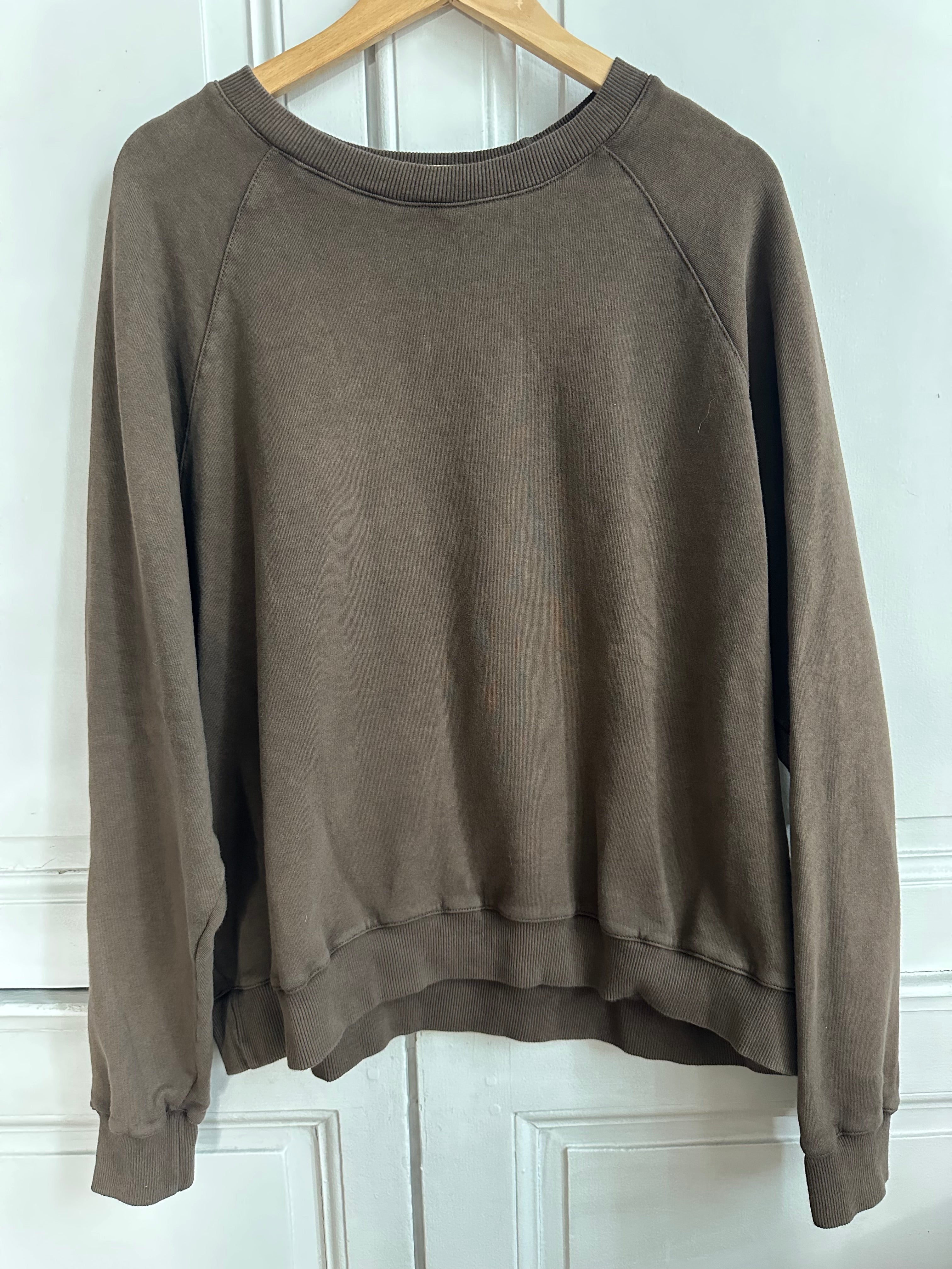 Sweat oversize Anh chocolat