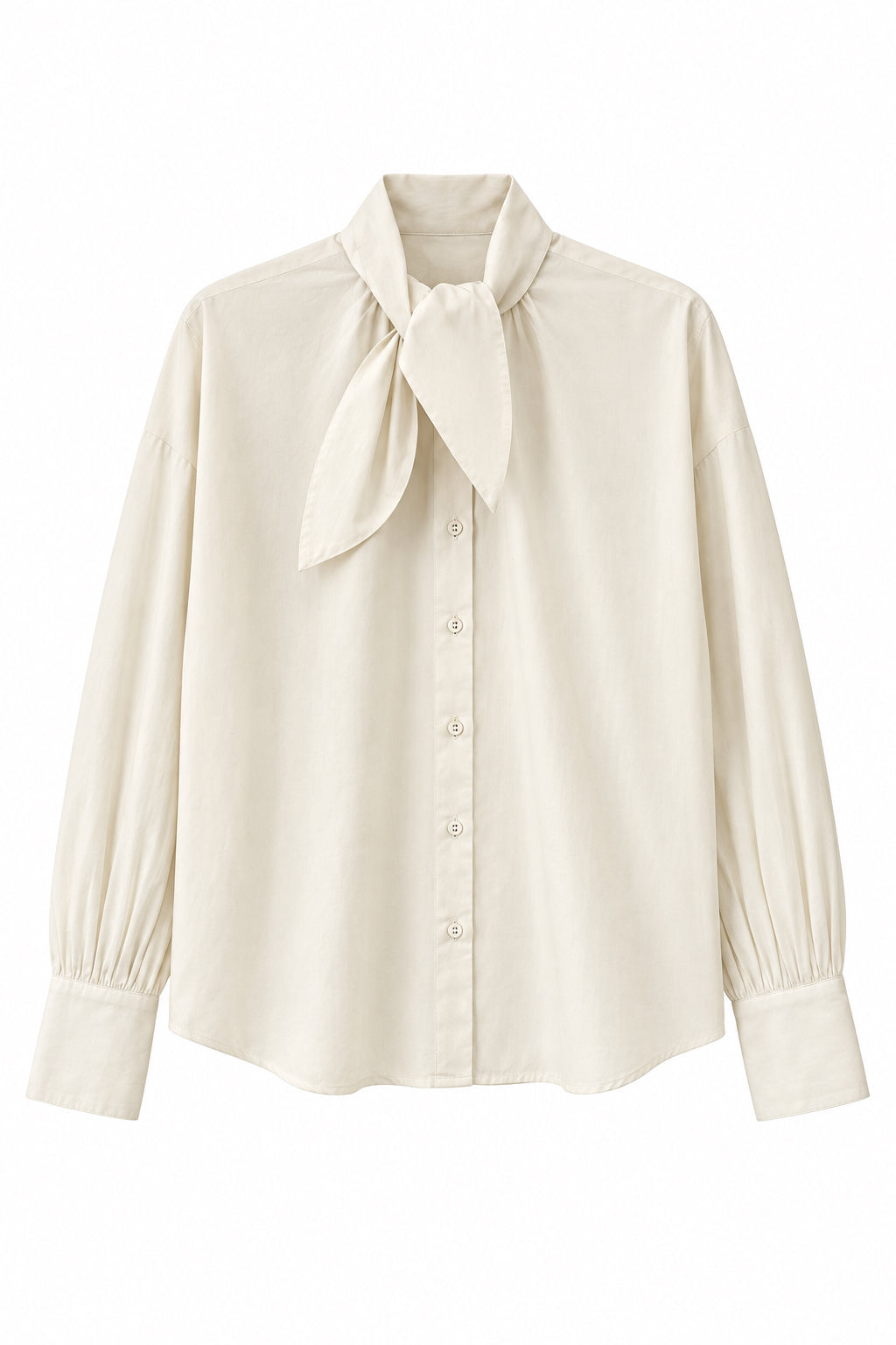 Blouse Tom-Po Bellepièce en coton latte