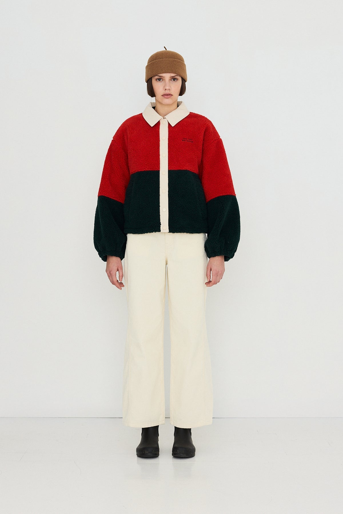 Veste en Sherpa color block The Tiny big sister