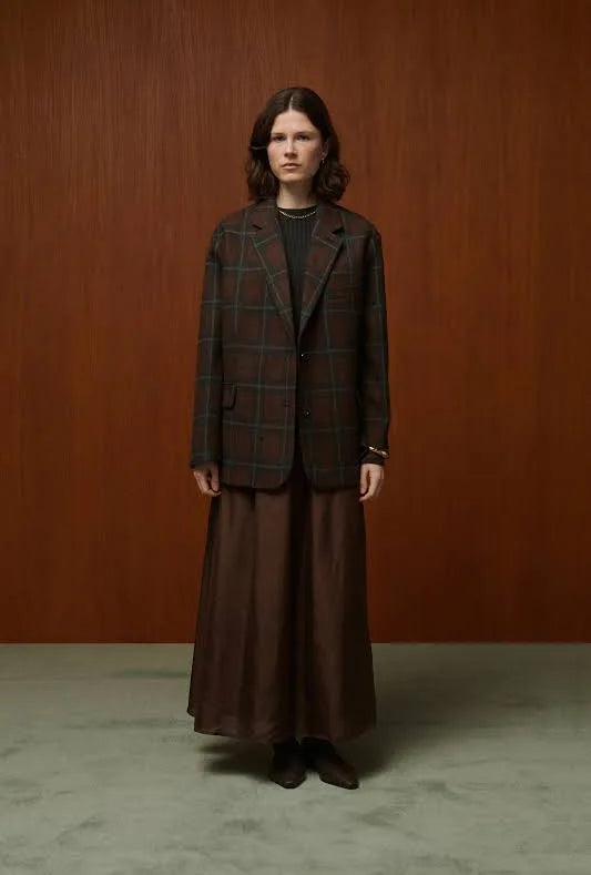 Veste London Bellepiece oversize à carreaux