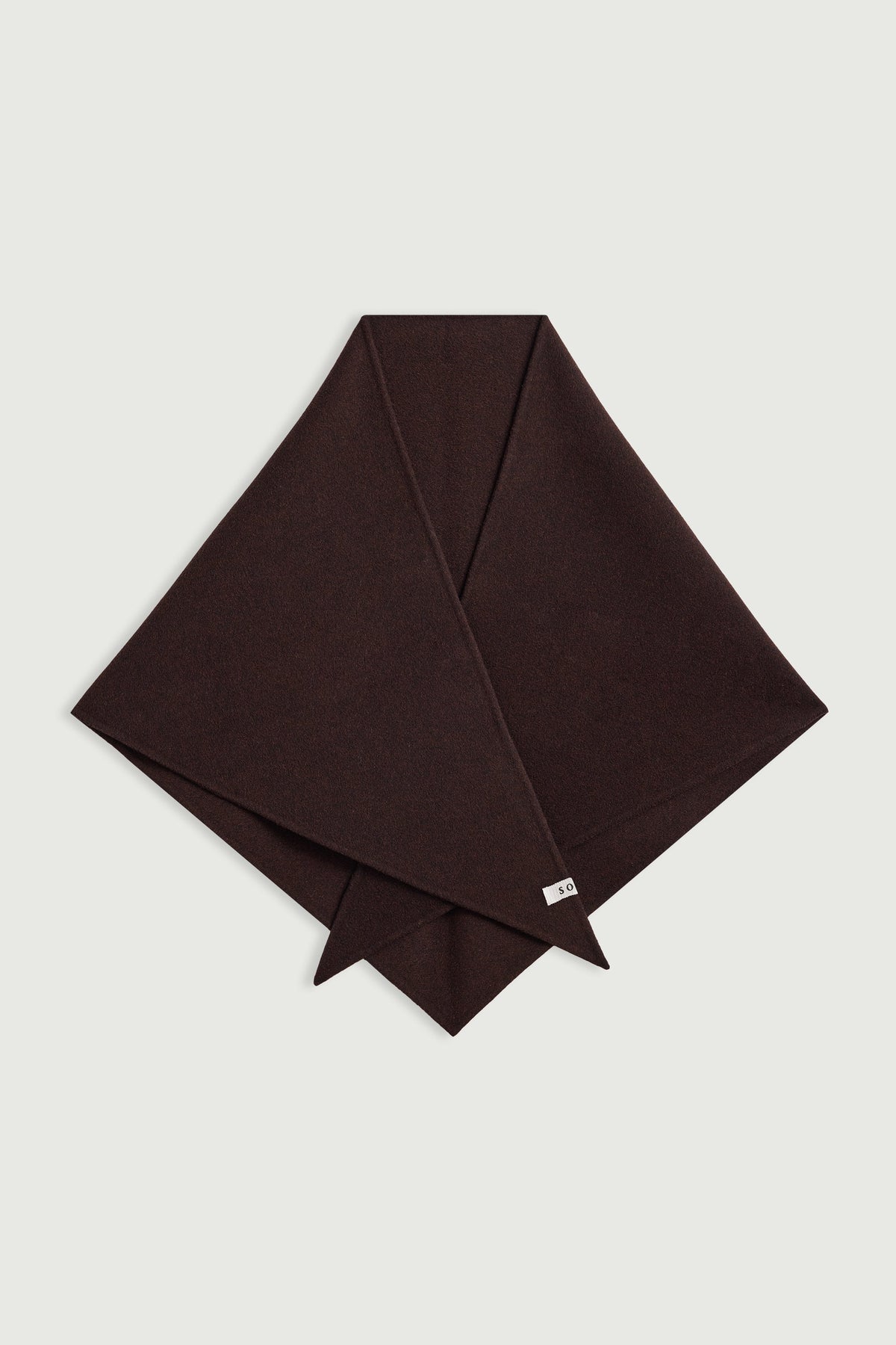 Foulard pointe en laine double face Jamelia Sœur