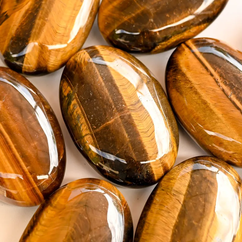 Boucles d’oreilles œil de tigre / aventurine