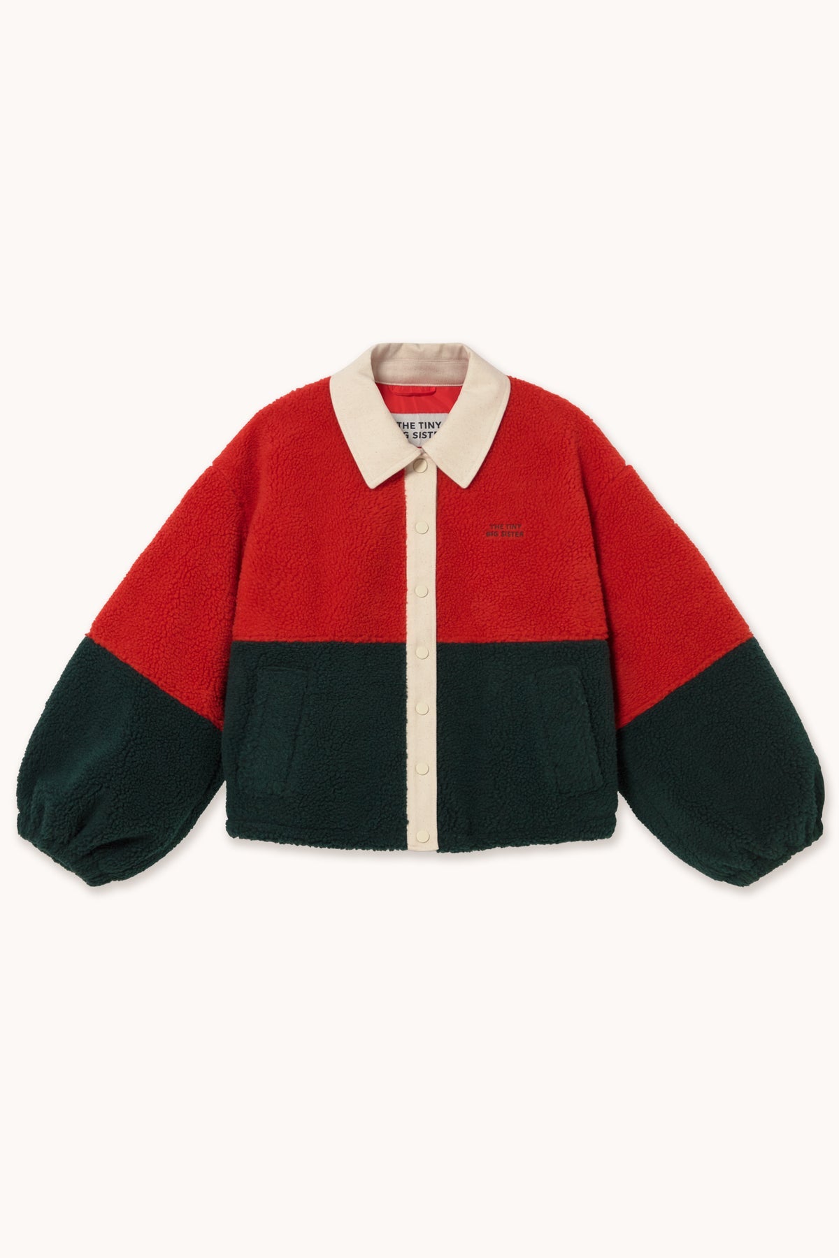 Veste en Sherpa color block The Tiny big sister