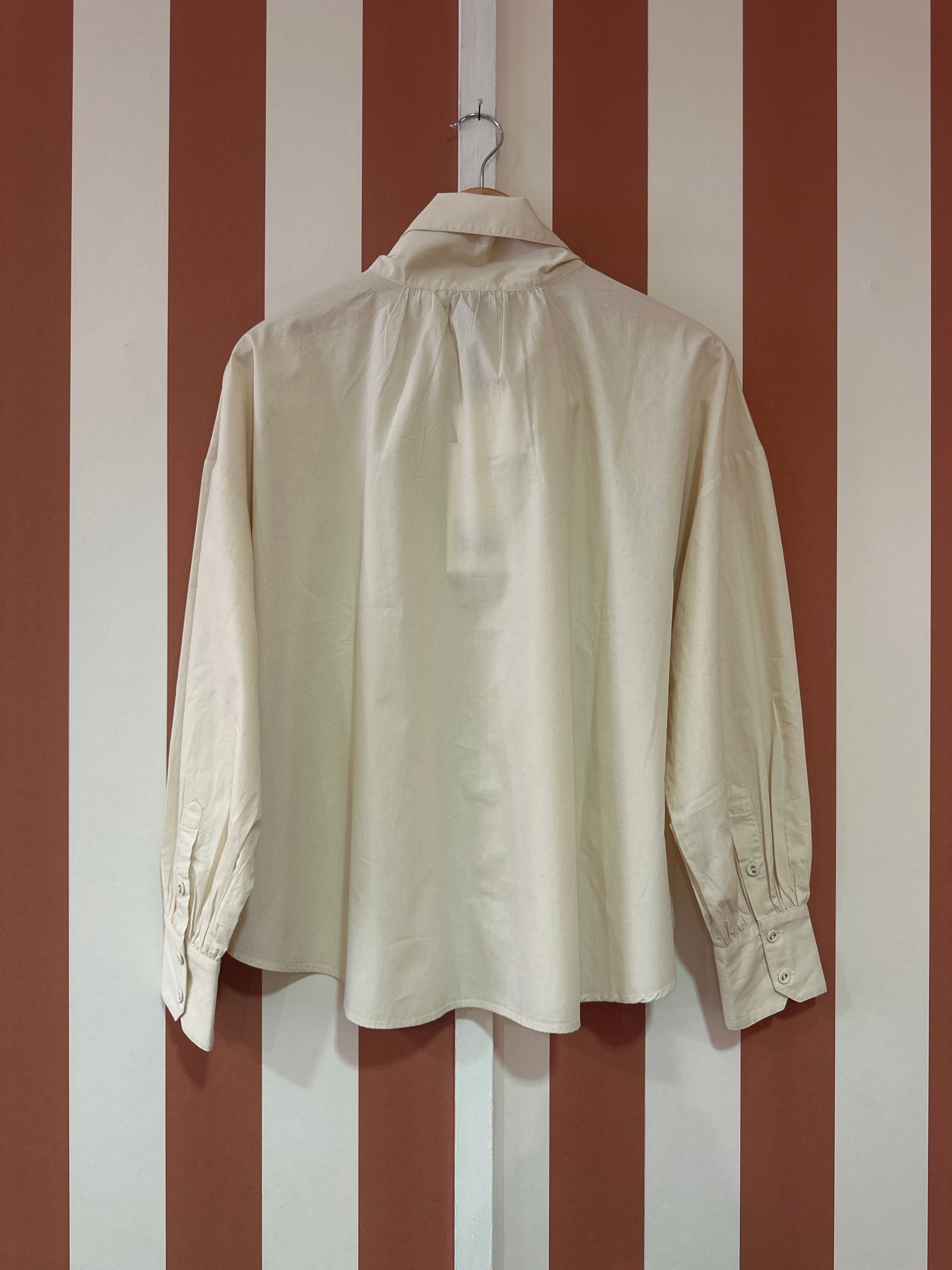 Blouse Tom-Po Bellepièce en coton latte