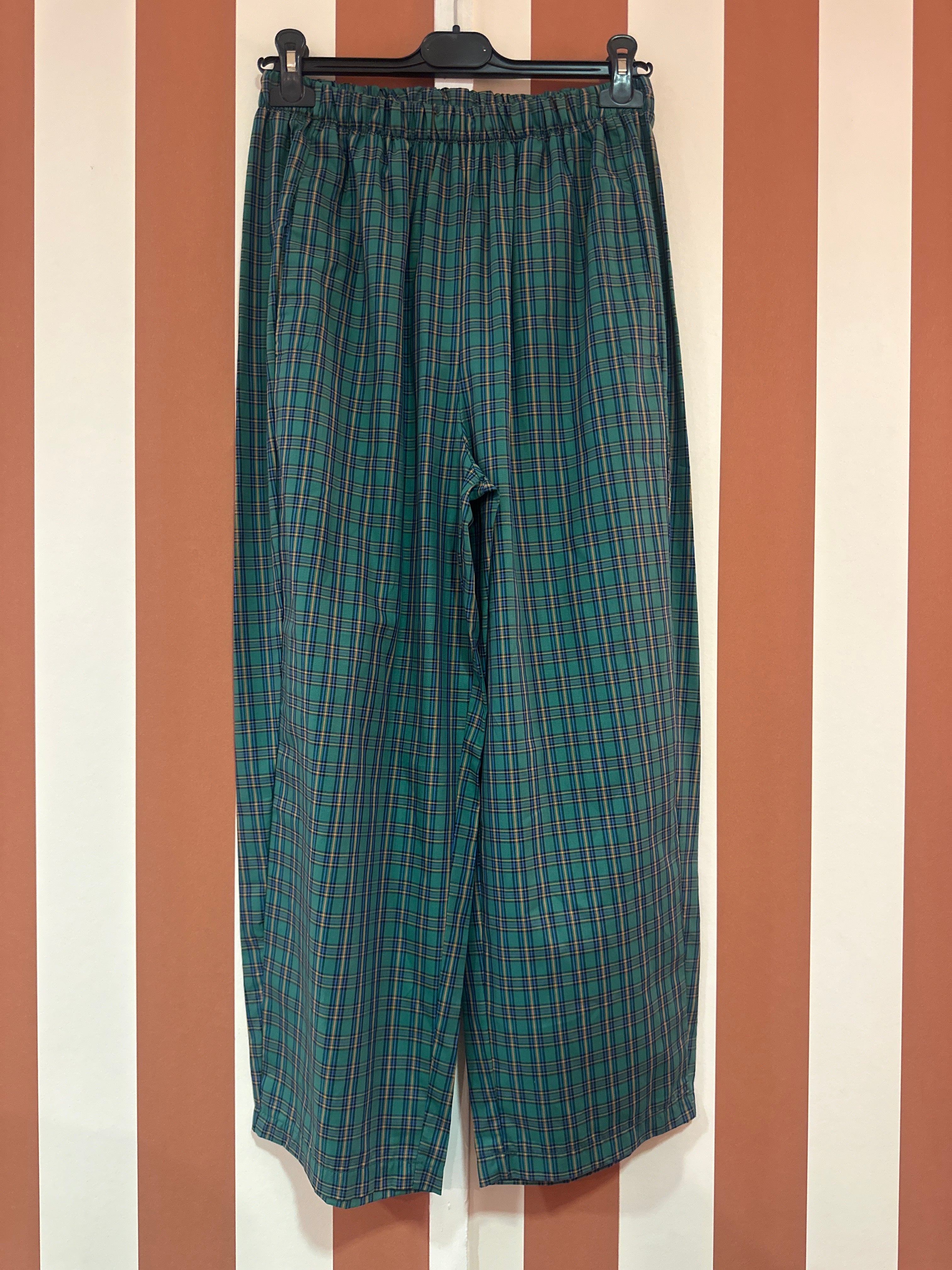 Pantalon Will tartan vert