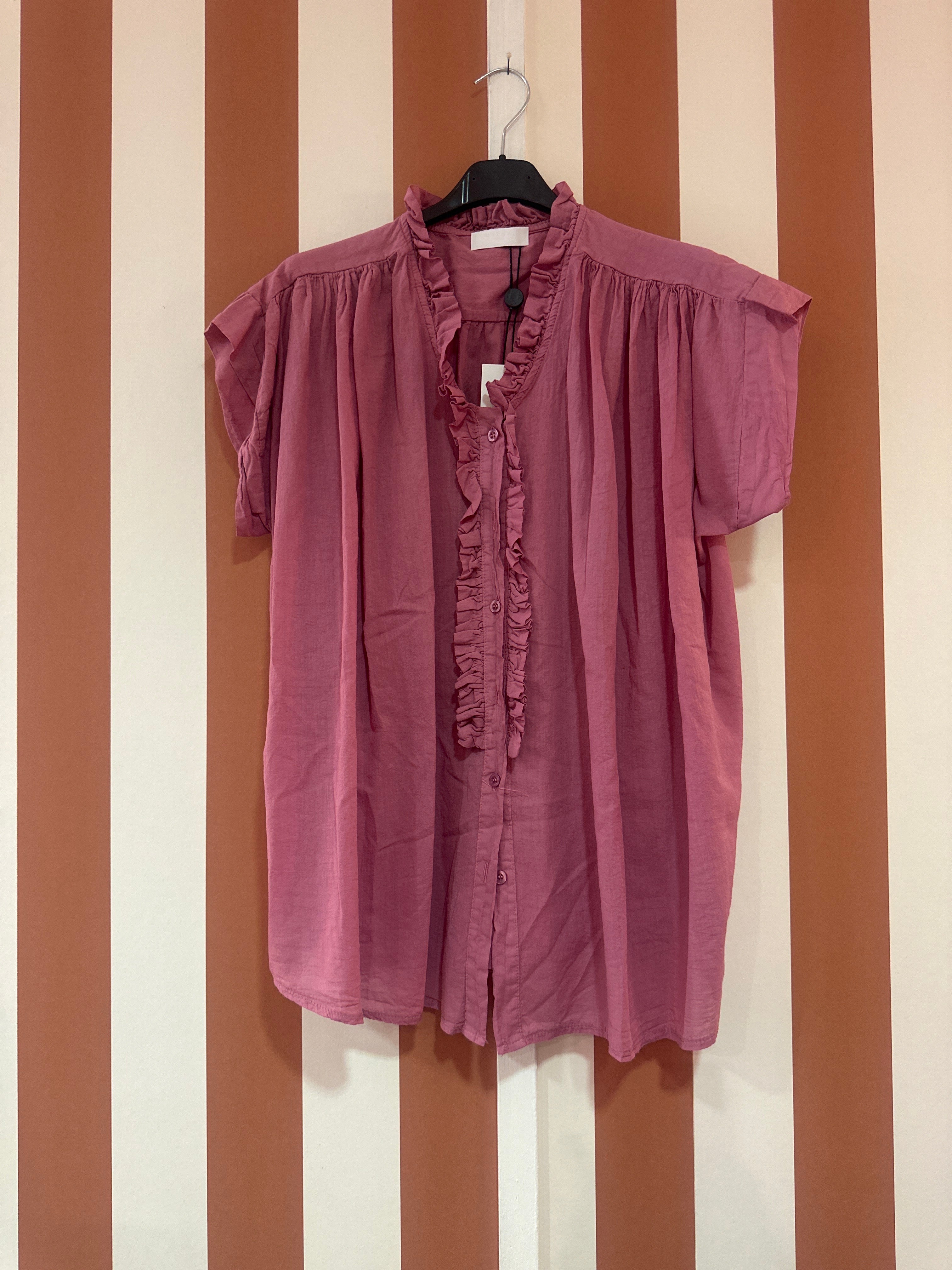 Chemise madeleine rose