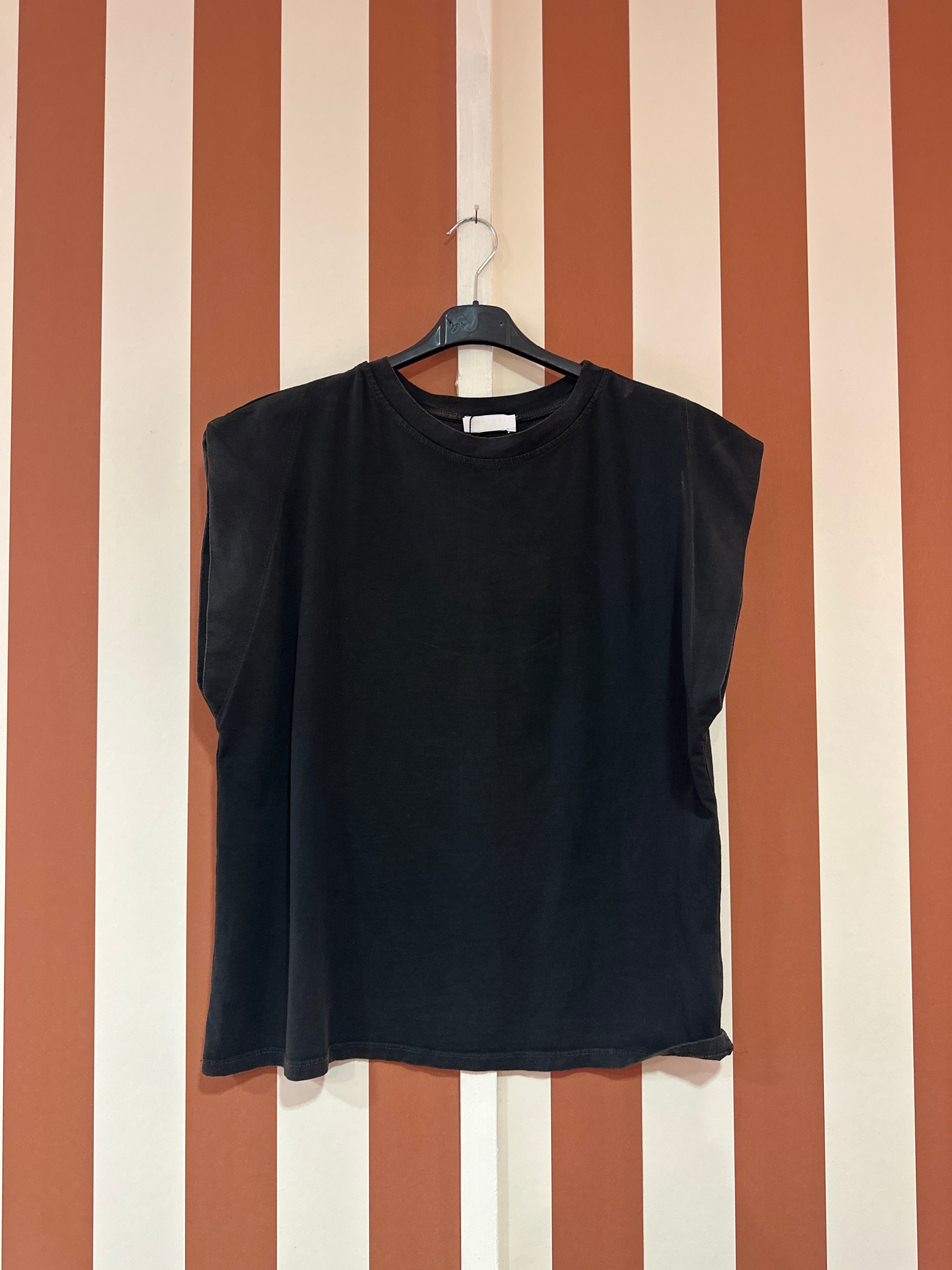 Teeshirt Nao coton noir