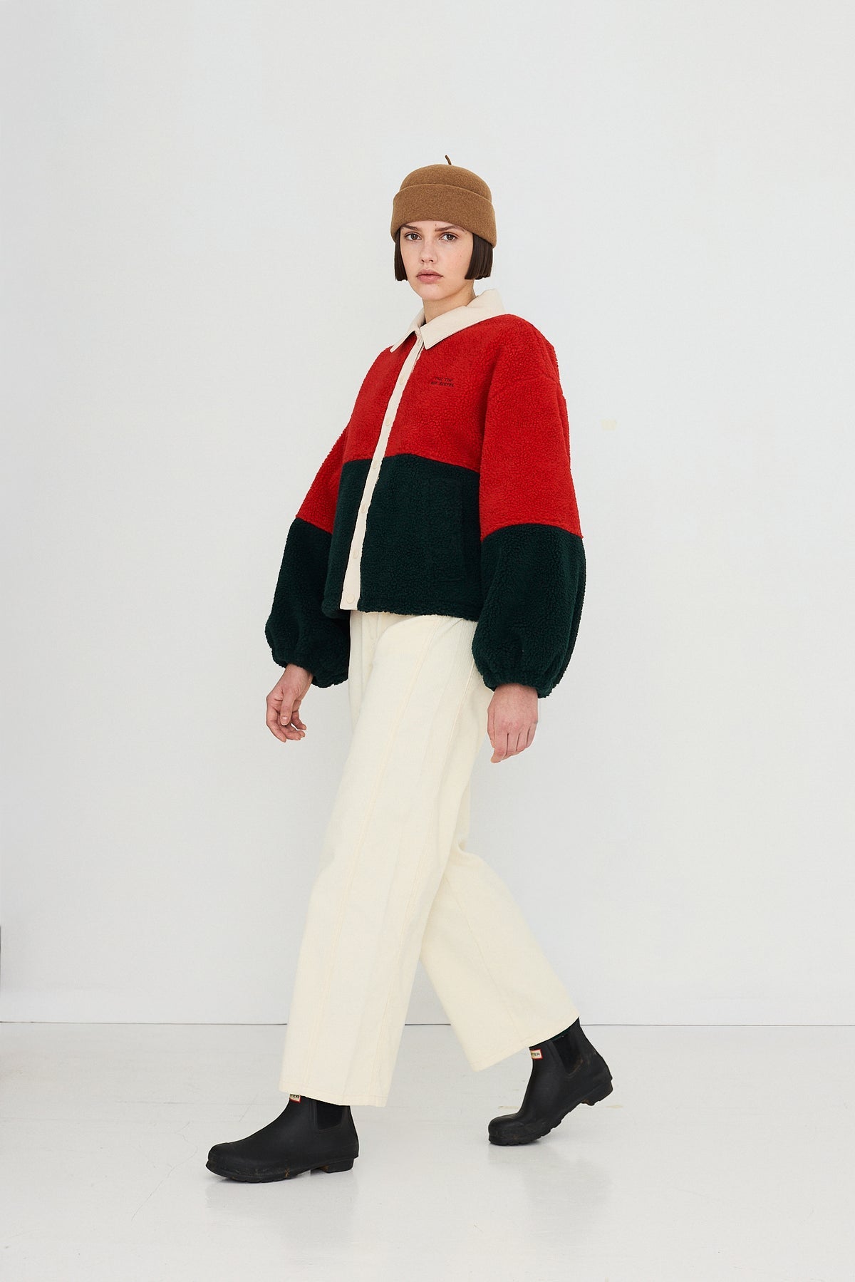 Veste en Sherpa color block The Tiny big sister