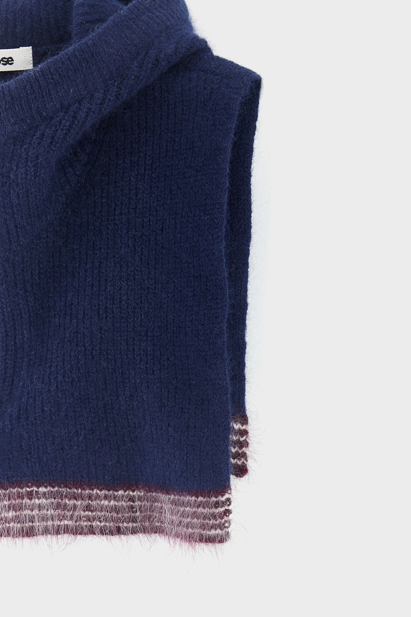 Cagoule zippée Dusu en laine Bellerose