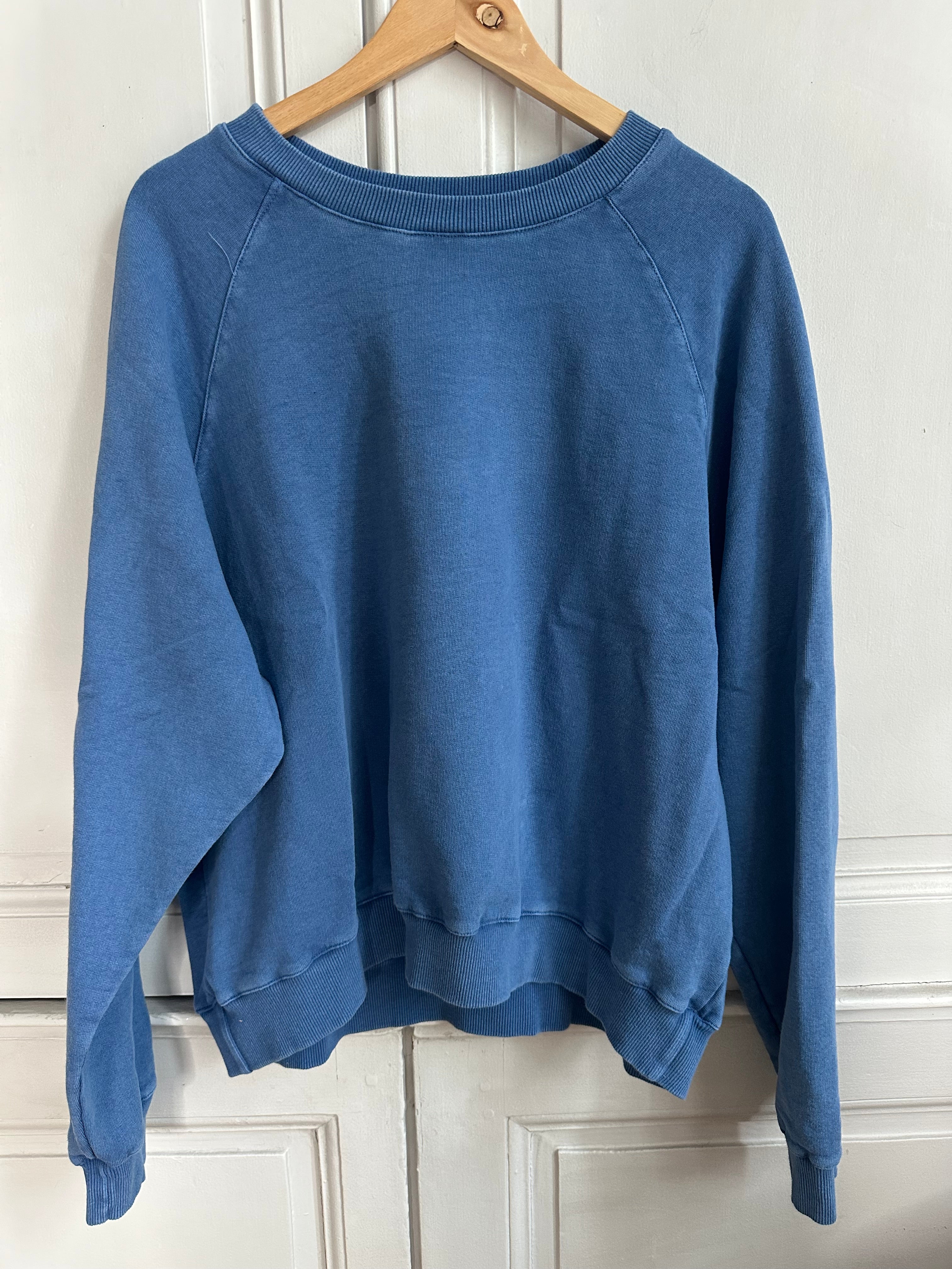 Sweat oversize Anh bleu
