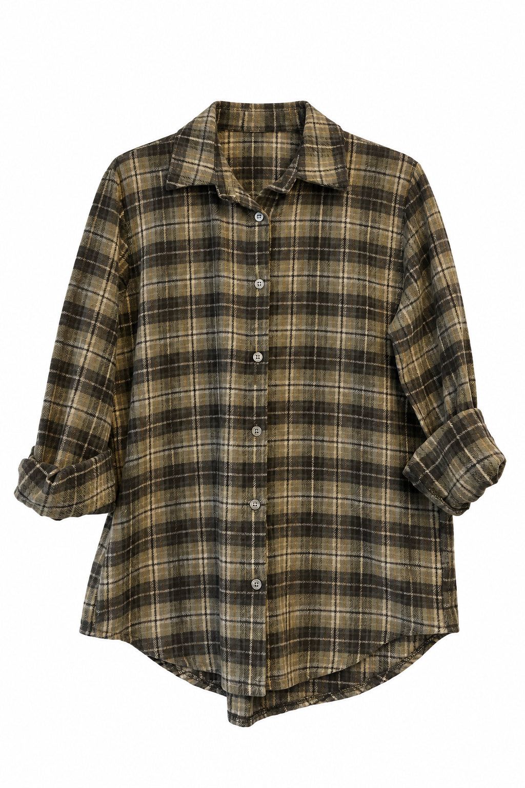 Chemise bûcheron beige