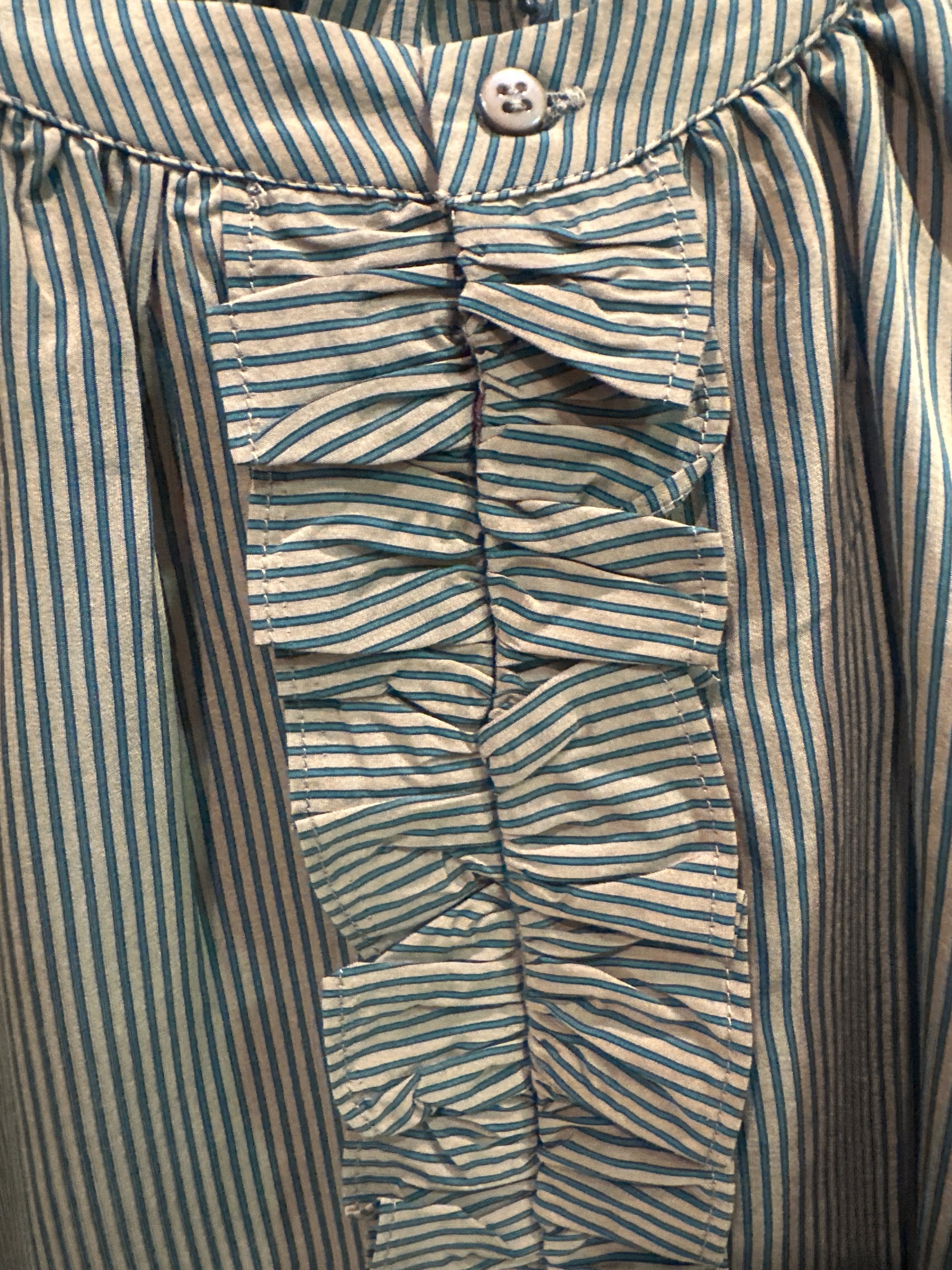 Blouse Courtney-Em Bellepièce en popeline de coton rayée