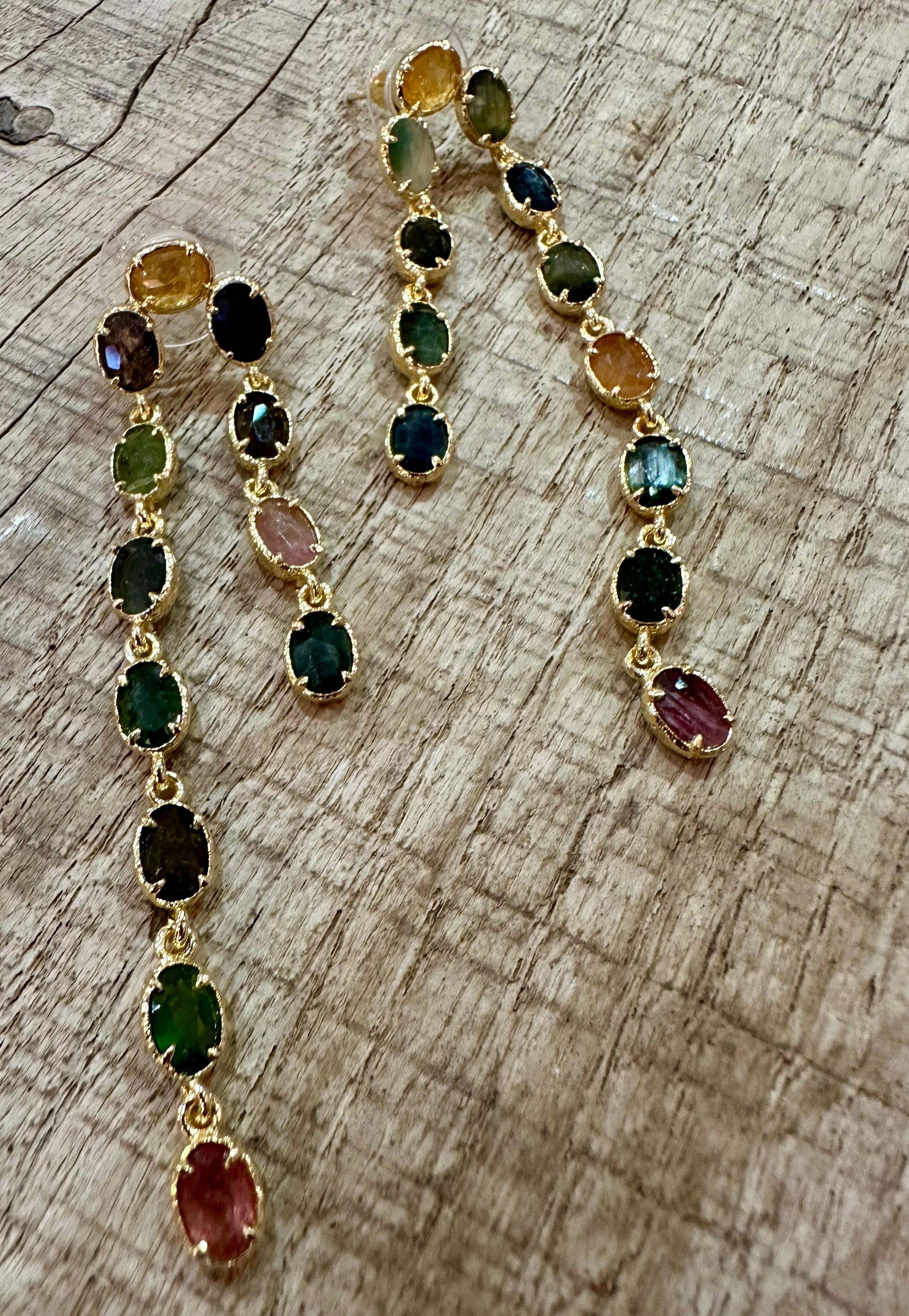 Boucle d’oreilles Riviera multicolore
