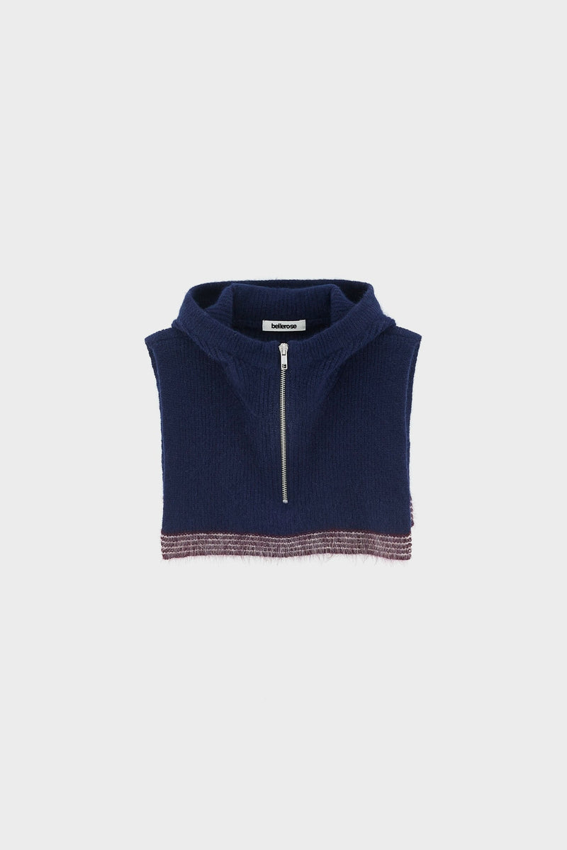 Cagoule zippée Dusu en laine Bellerose