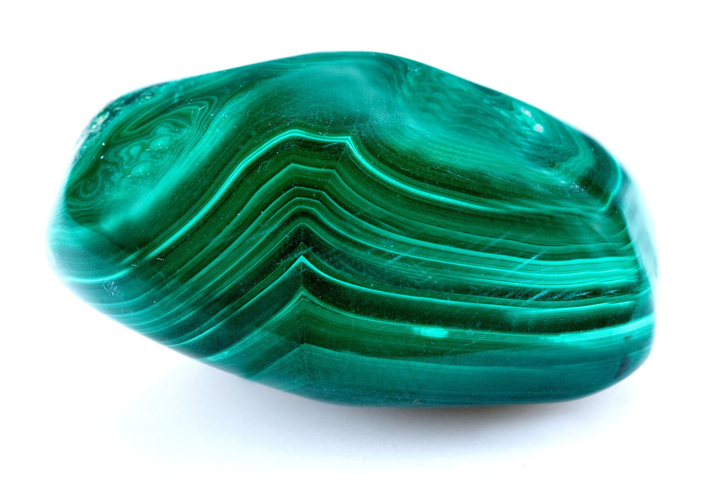 Boucles d’oreilles 4 pierres malachite