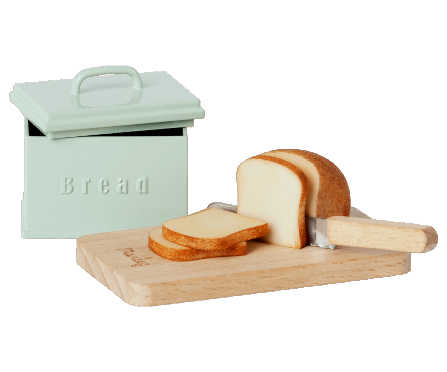 Boîte à pain et accessoires miniatures Maileg