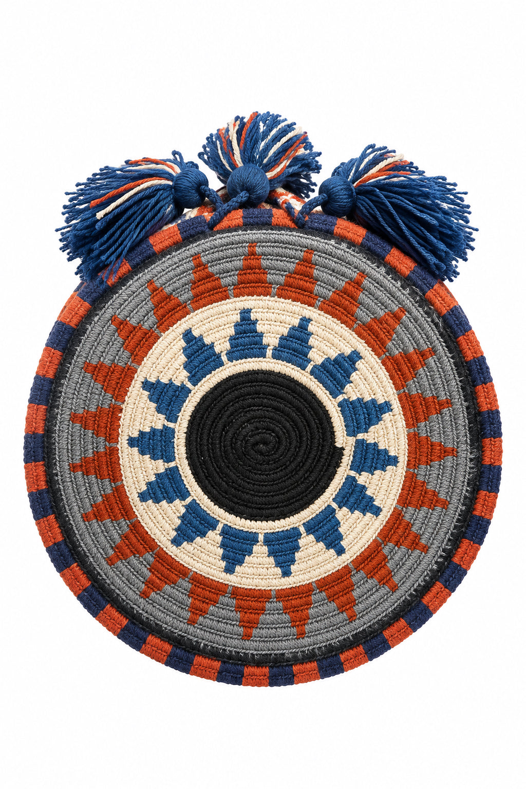 Sac bandoulière taille M avec anse courte en macramé GUANABANA