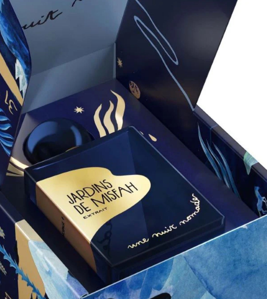 Jardins de Misfah, extrait de parfum une nuit nomade