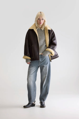 Veste réversible en simili cuir Hestel Bellerose